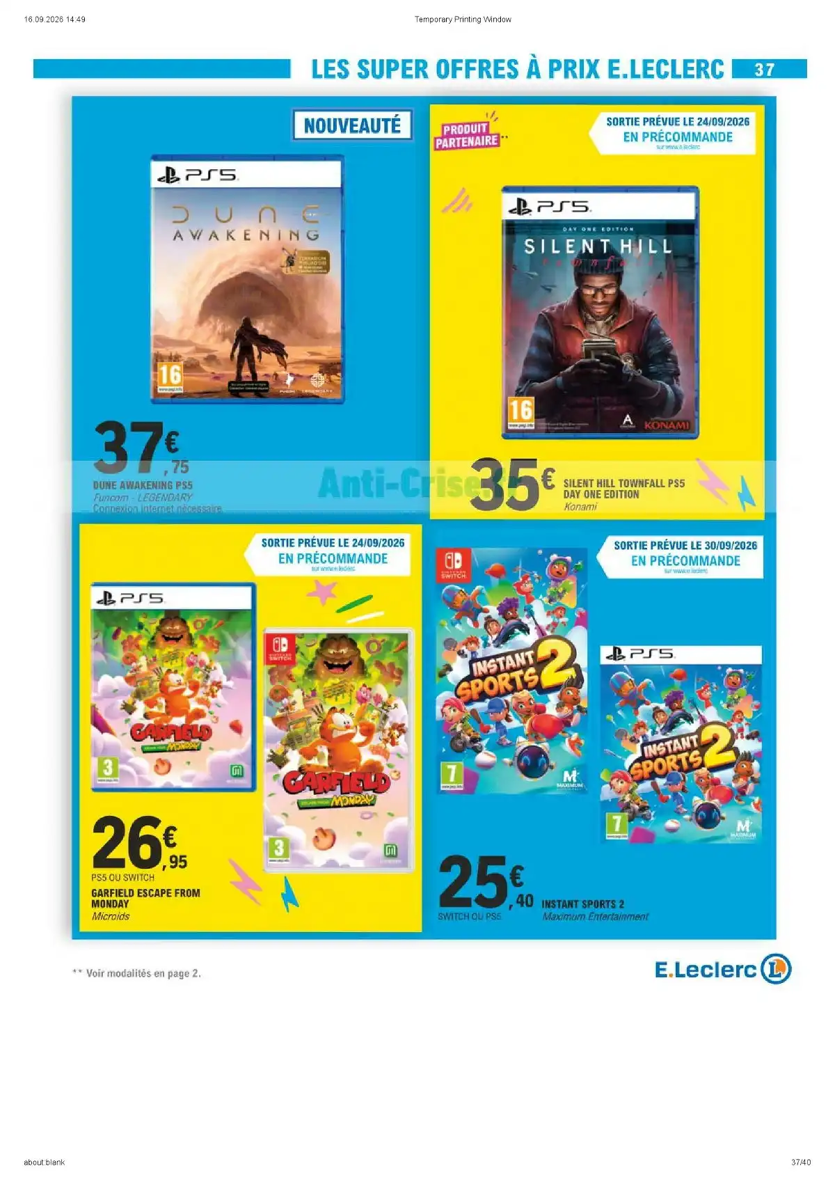 Catalogue Leclerc Du 22 Septembre Au 3 Octobre 2026 - Image 5 Du 22 Septembre