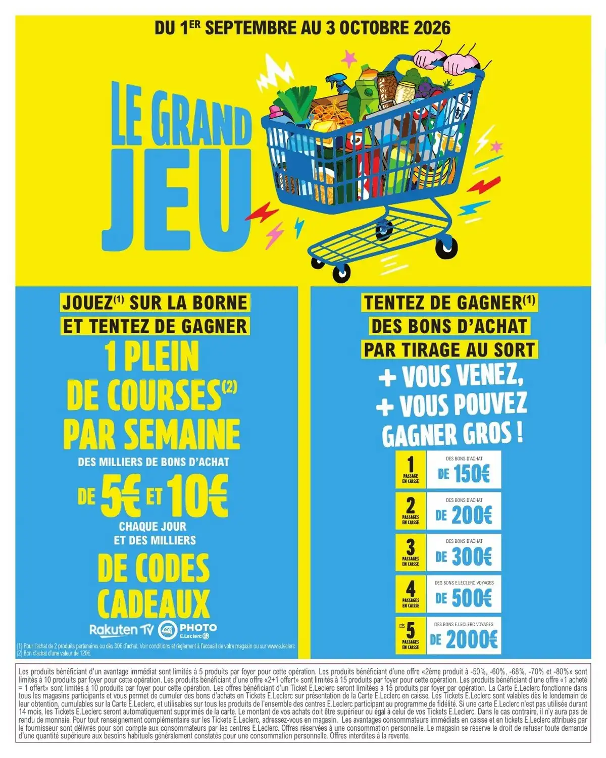 Catalogue Leclerc Du 15 Septembre Au 26 Septembre 2026 - Image 2 Du 15 Septembre
