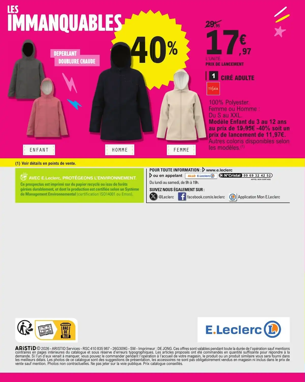 Catalogue Leclerc Du 15 Septembre Au 26 Septembre 2026 - Image 2 Du 15 Septembre