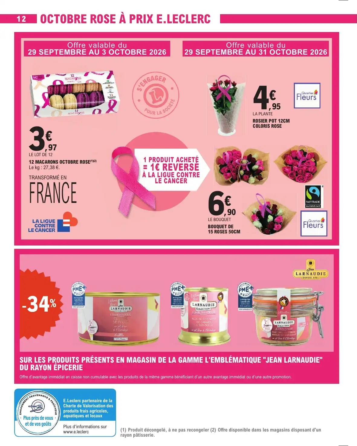 Catalogue Leclerc Du 29 Septembre Au 10 Octobre 2026 - Image 2 Du 29 Septembre