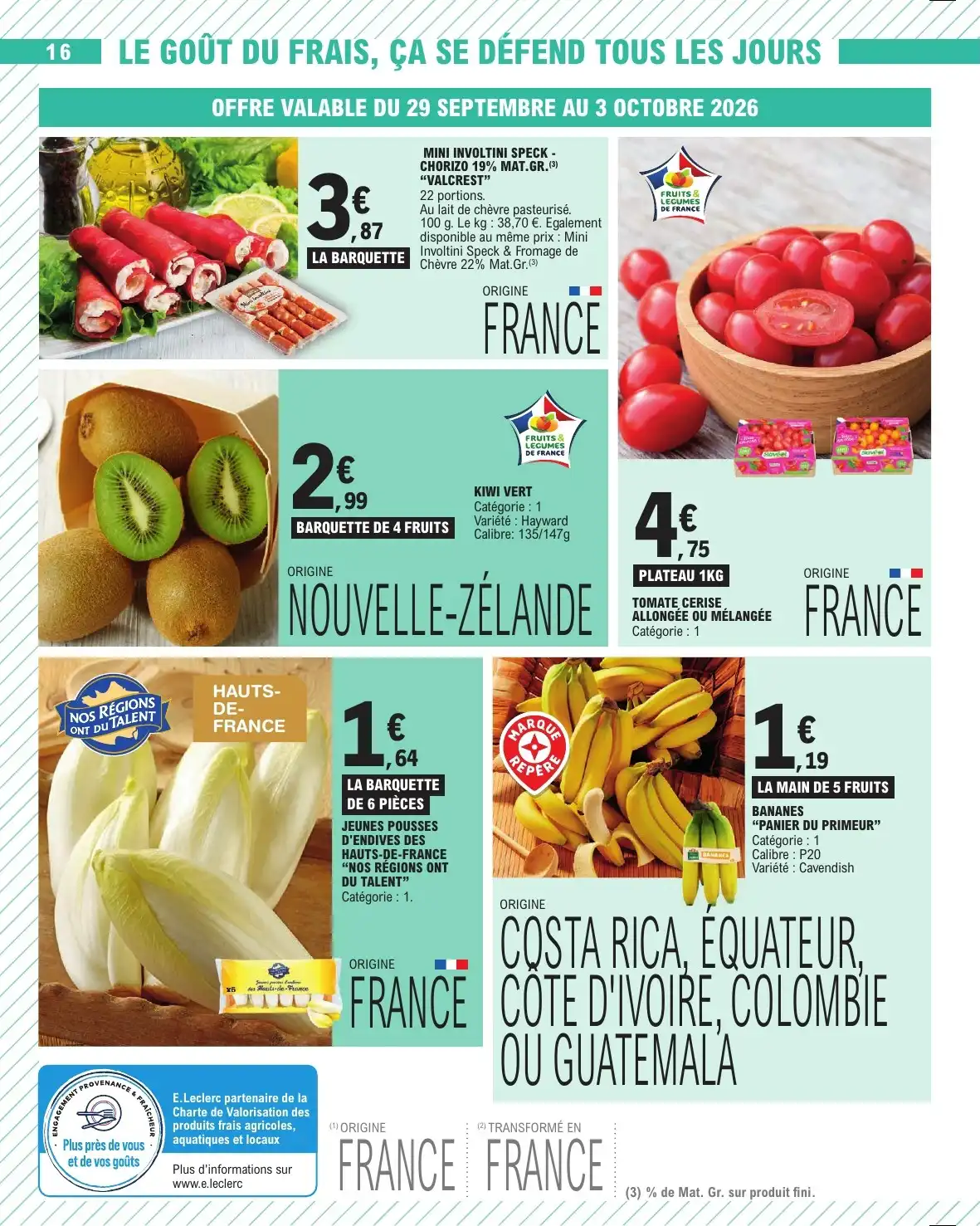 Du 29 Septembre