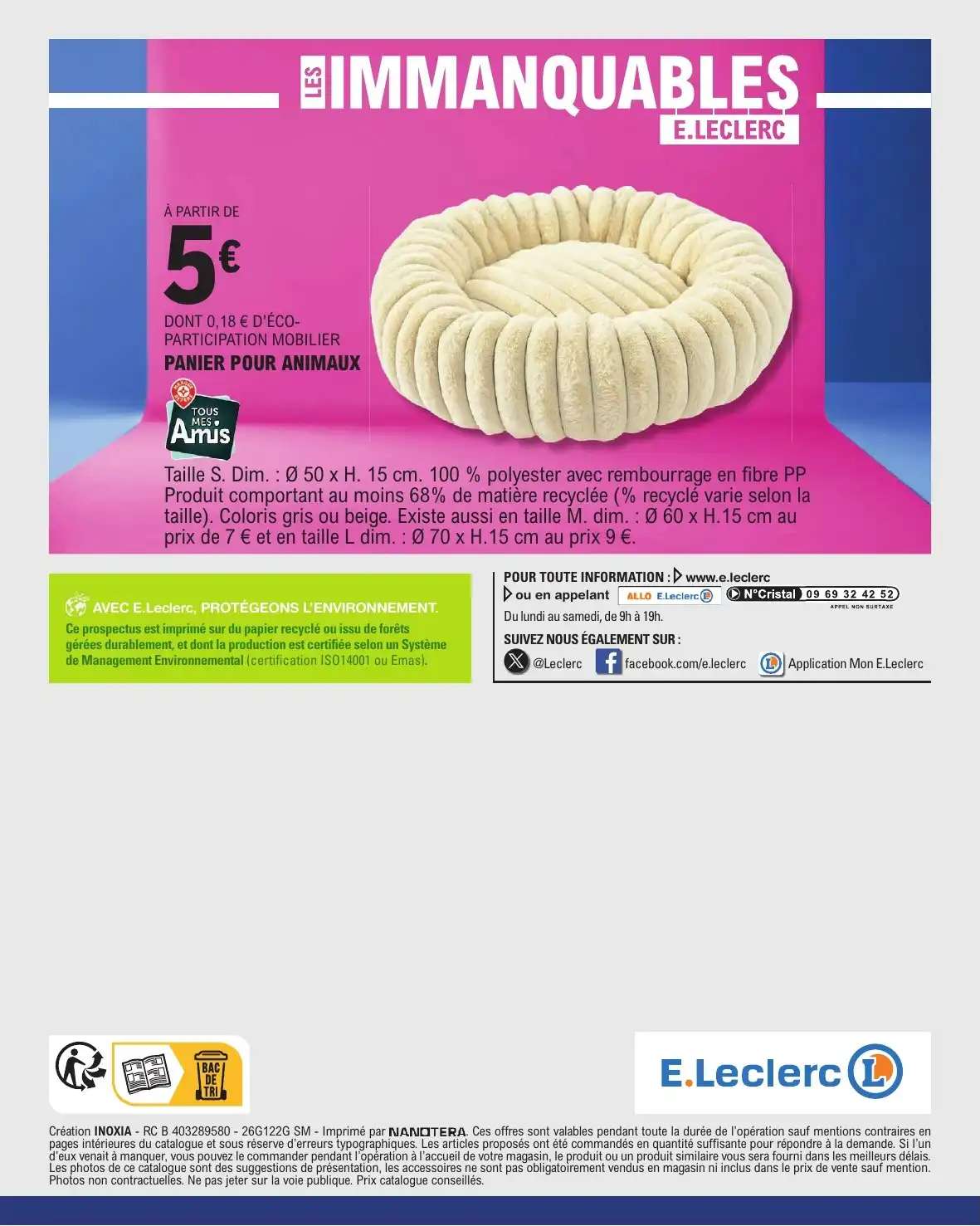 Catalogue Leclerc Du 29 Septembre Au 10 Octobre 2026 - Image 2 Du 29 Septembre