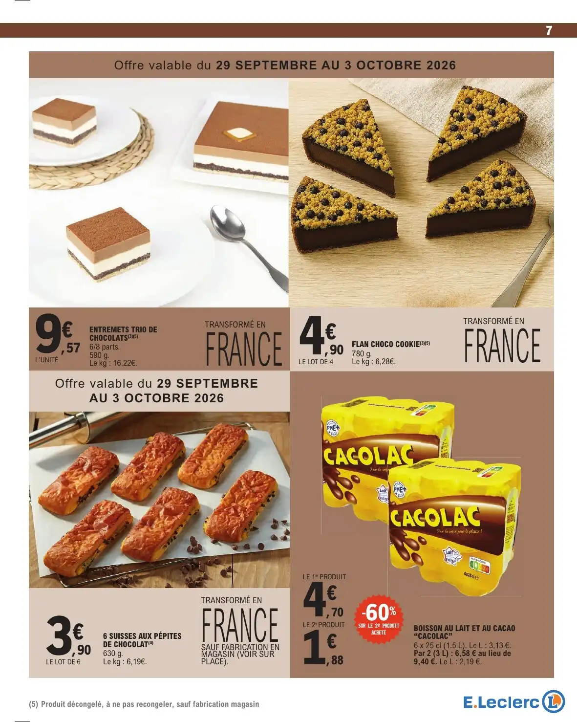 Catalogue Leclerc Du 29 Septembre Au 10 Octobre 2026 - Image 1 Du 29 Septembre