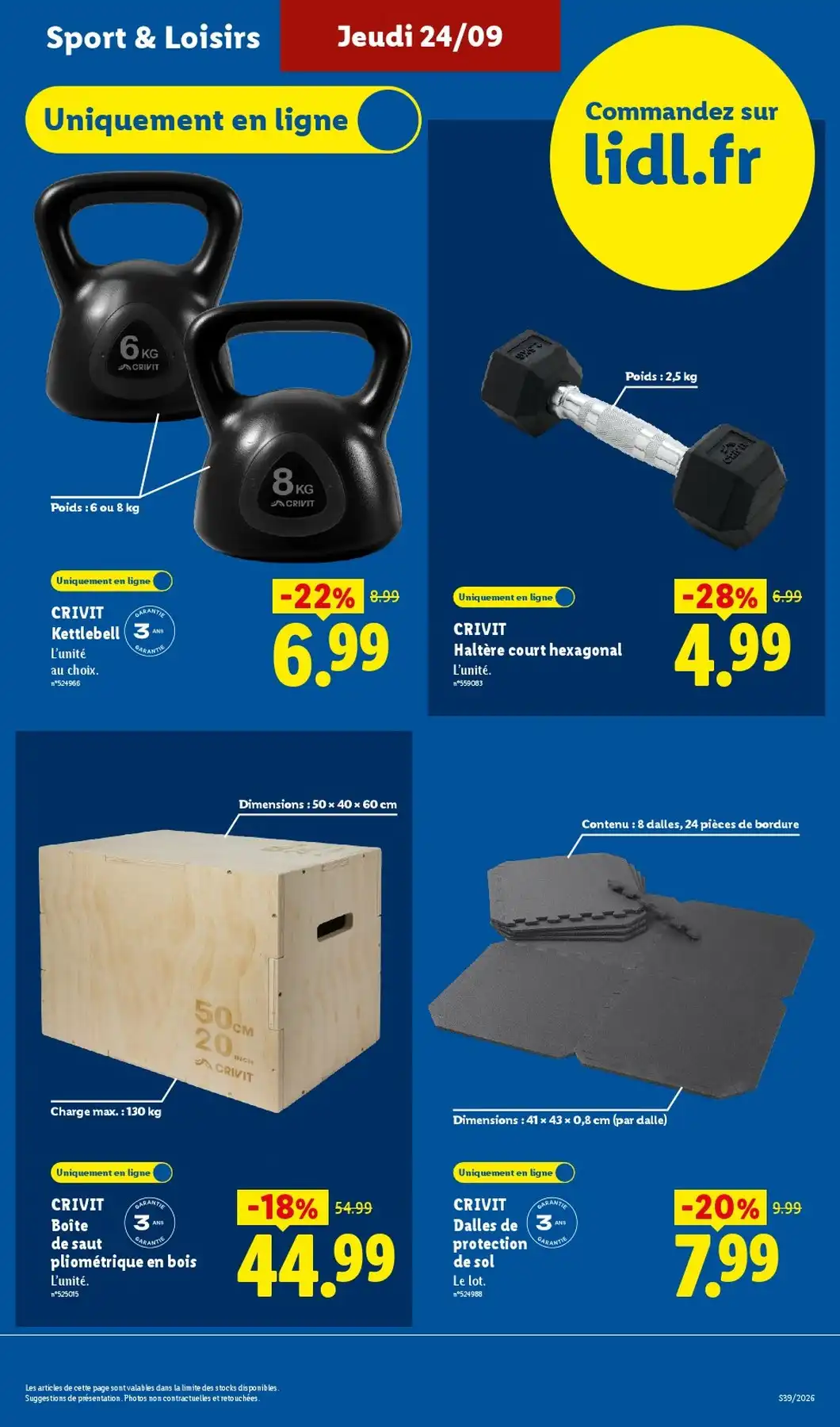Catalogue Lidl Du 24 Septembre Au 30 Septembre 2026 - Image 1 Du 24 Septembre