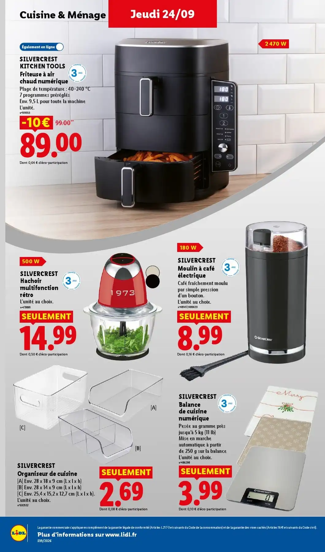 Catalogue Lidl Du 24 Septembre Au 30 Septembre 2026 - Image 2 Du 24 Septembre
