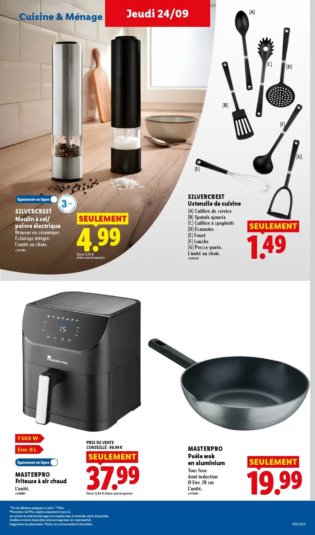 Catalogue Lidl Du 24 Septembre Au 30 Septembre 2026 - Image 1 Du 24 Septembre