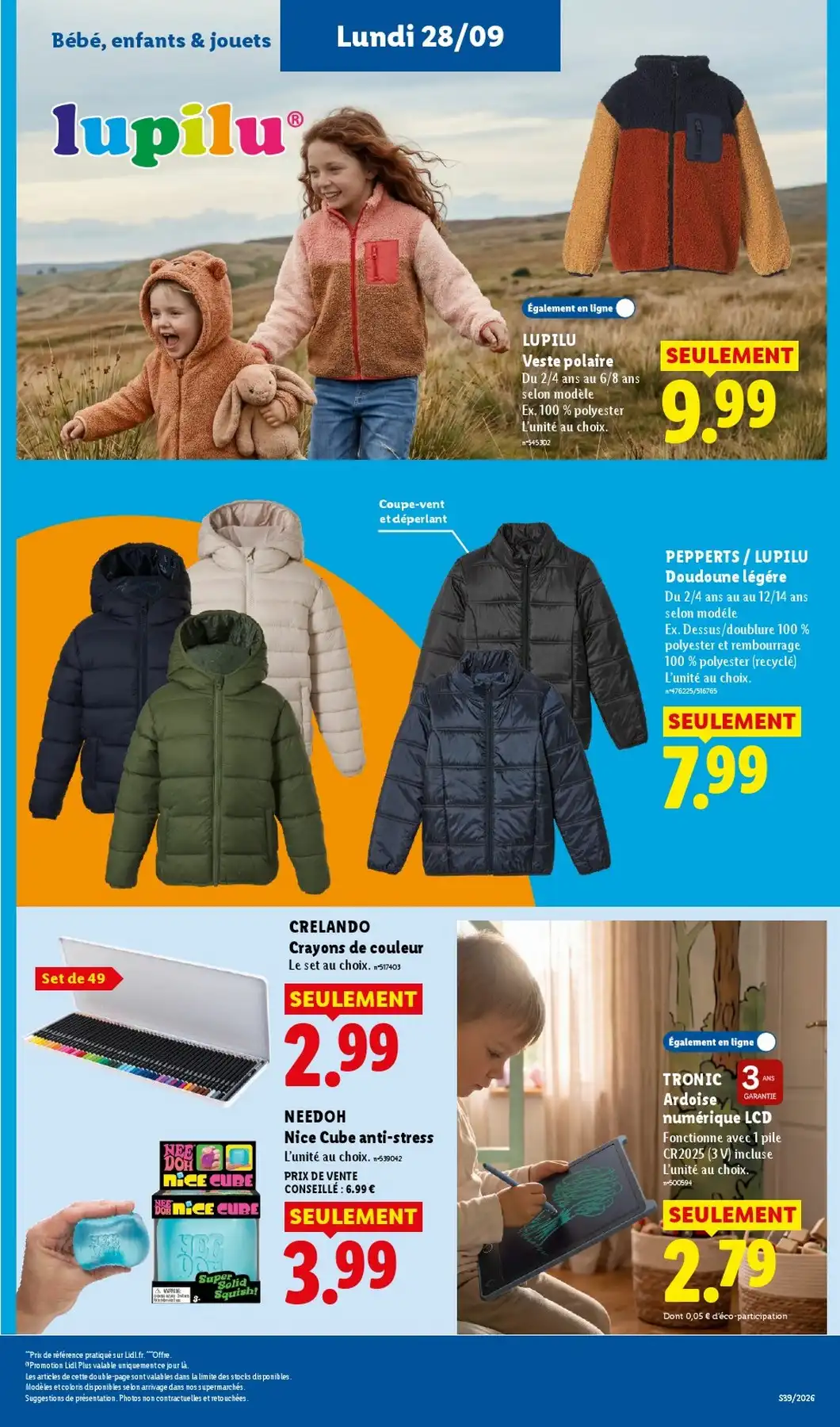 Catalogue Lidl Du 24 Septembre Au 30 Septembre 2026 - Image 1 Du 24 Septembre