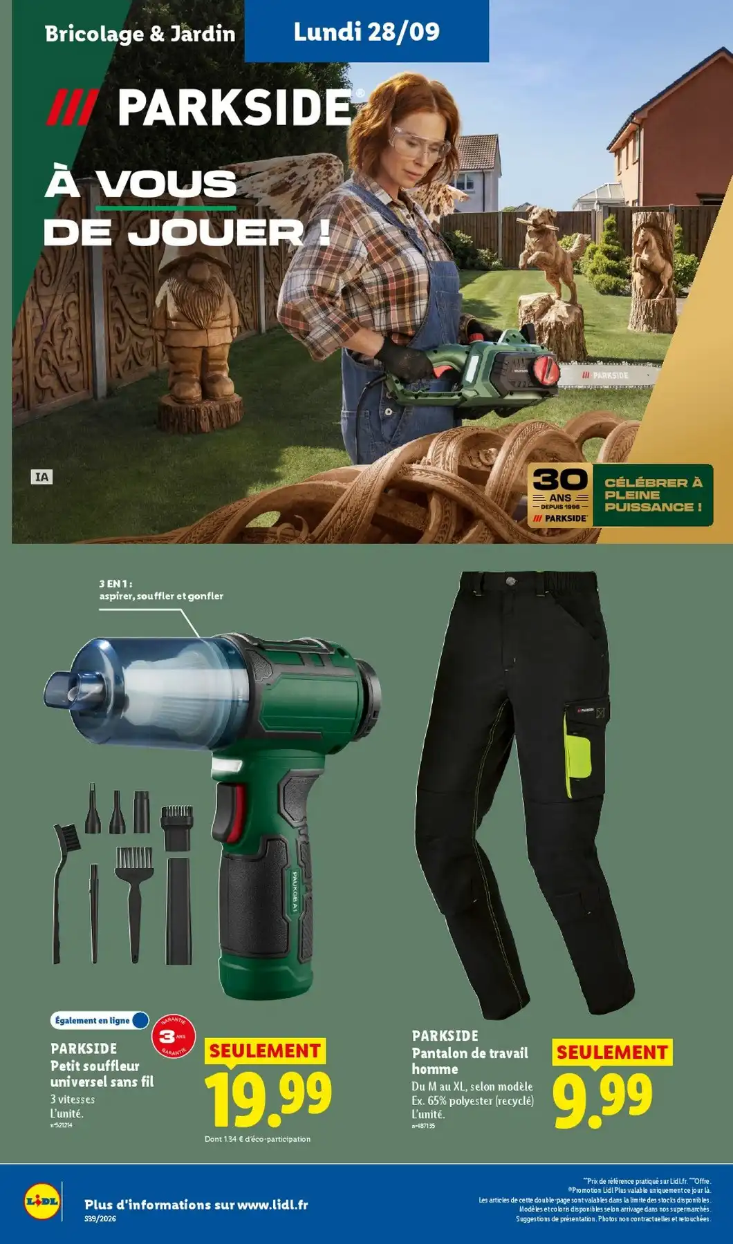 Catalogue Lidl Du 24 Septembre Au 30 Septembre 2026 - Image 1 Du 24 Septembre