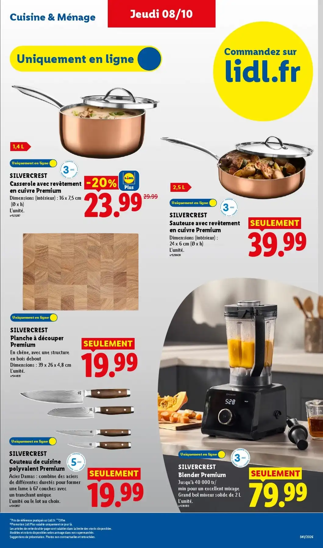 Catalogue Lidl Du 8 Octobre Au 14 Octobre 2026 - Image 1 Du 8 Octobre