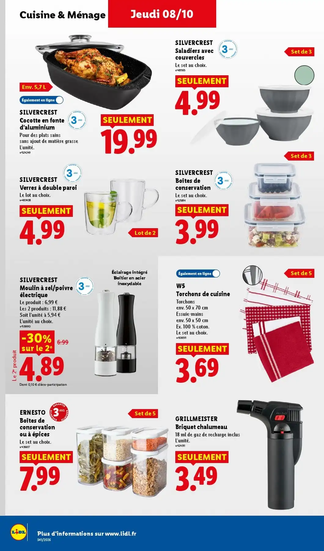 Catalogue Lidl Du 8 Octobre Au 14 Octobre 2026 - Image 2 Du 8 Octobre