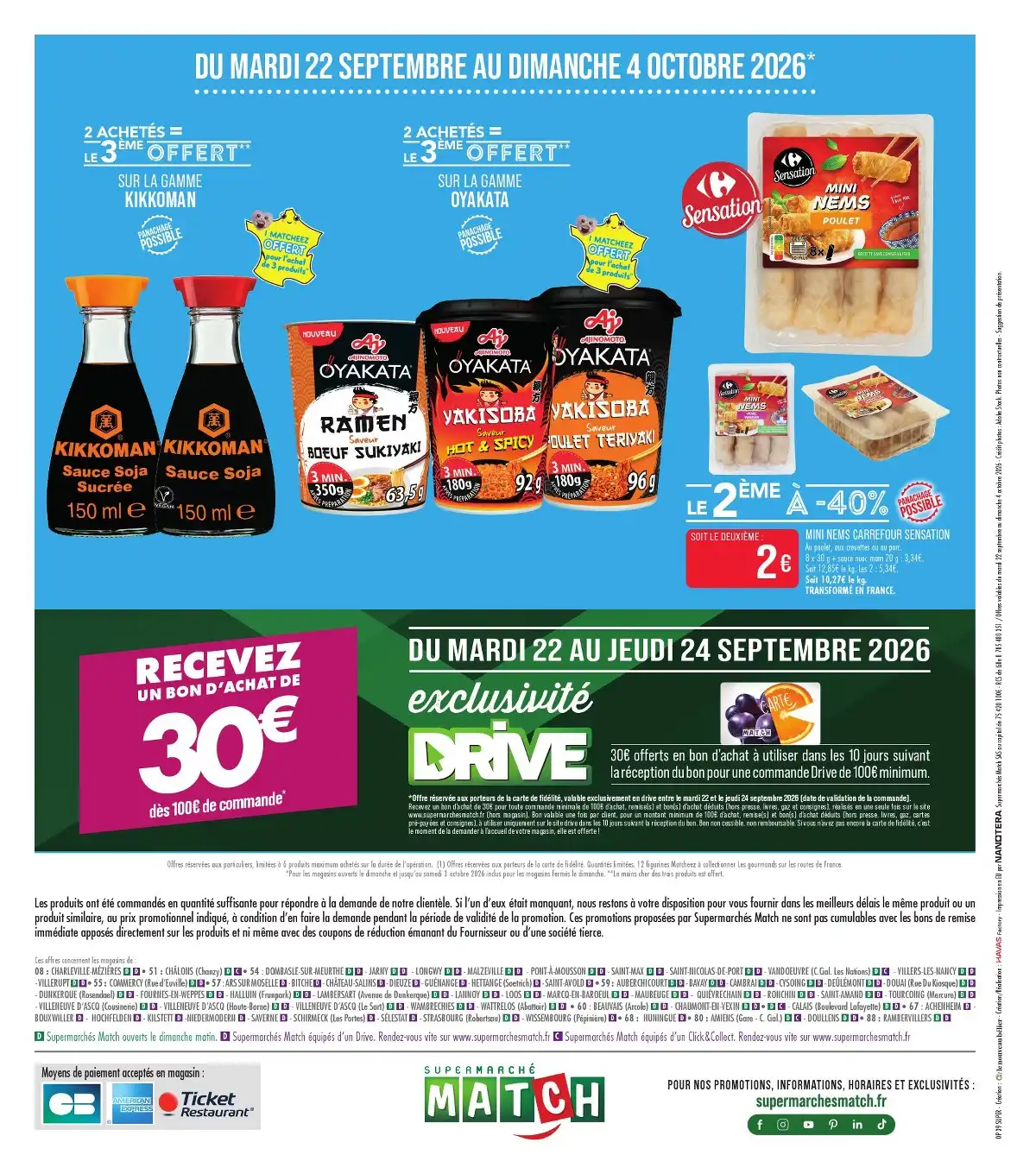 Catalogue Match Du 22 Septembre Au 4 Octobre 2026 - Image 2 Du 22 Septembre