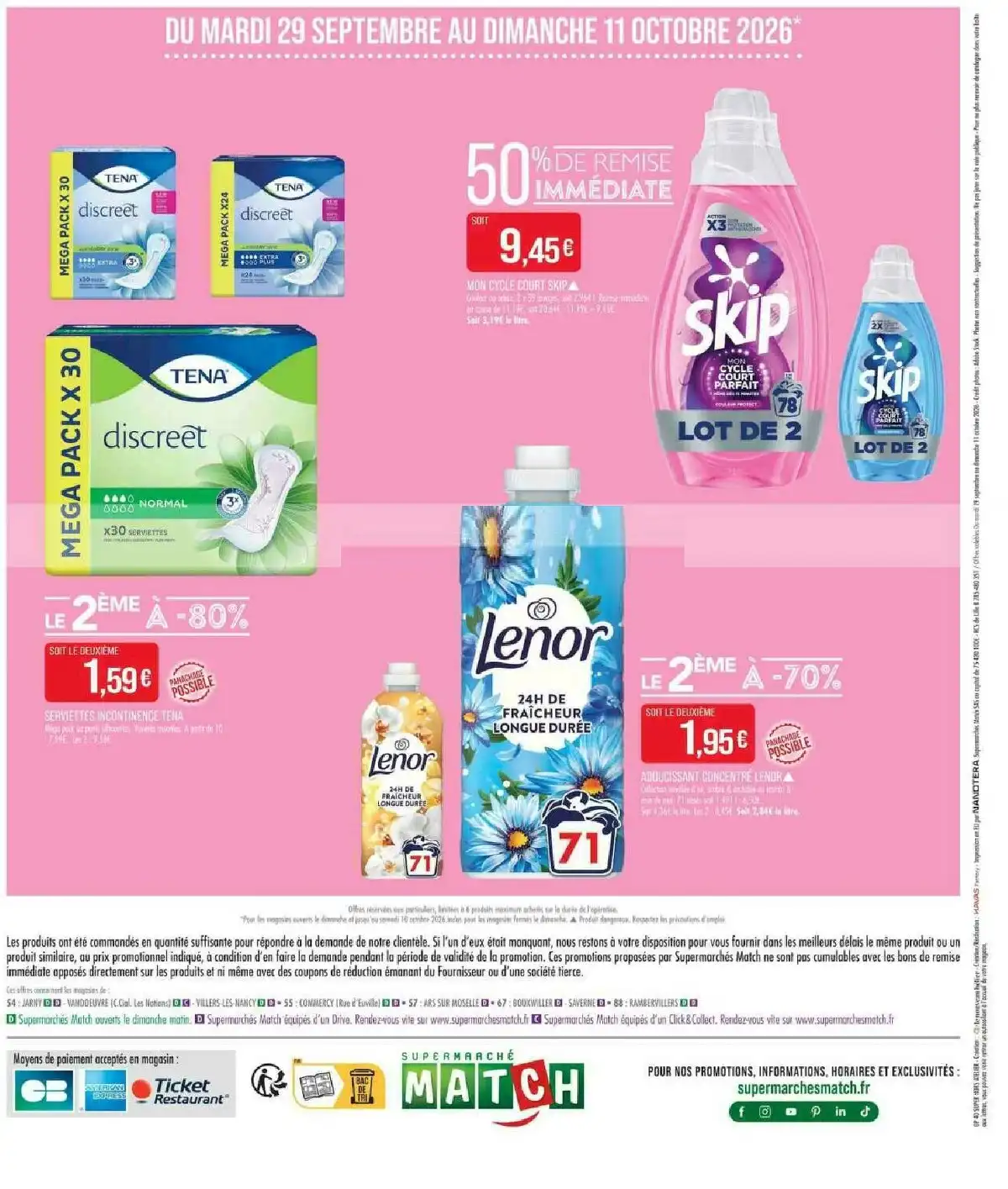 Catalogue Match Du 29 Septembre Au 11 Octobre 2026 - Image 4 Du 29 Septembre
