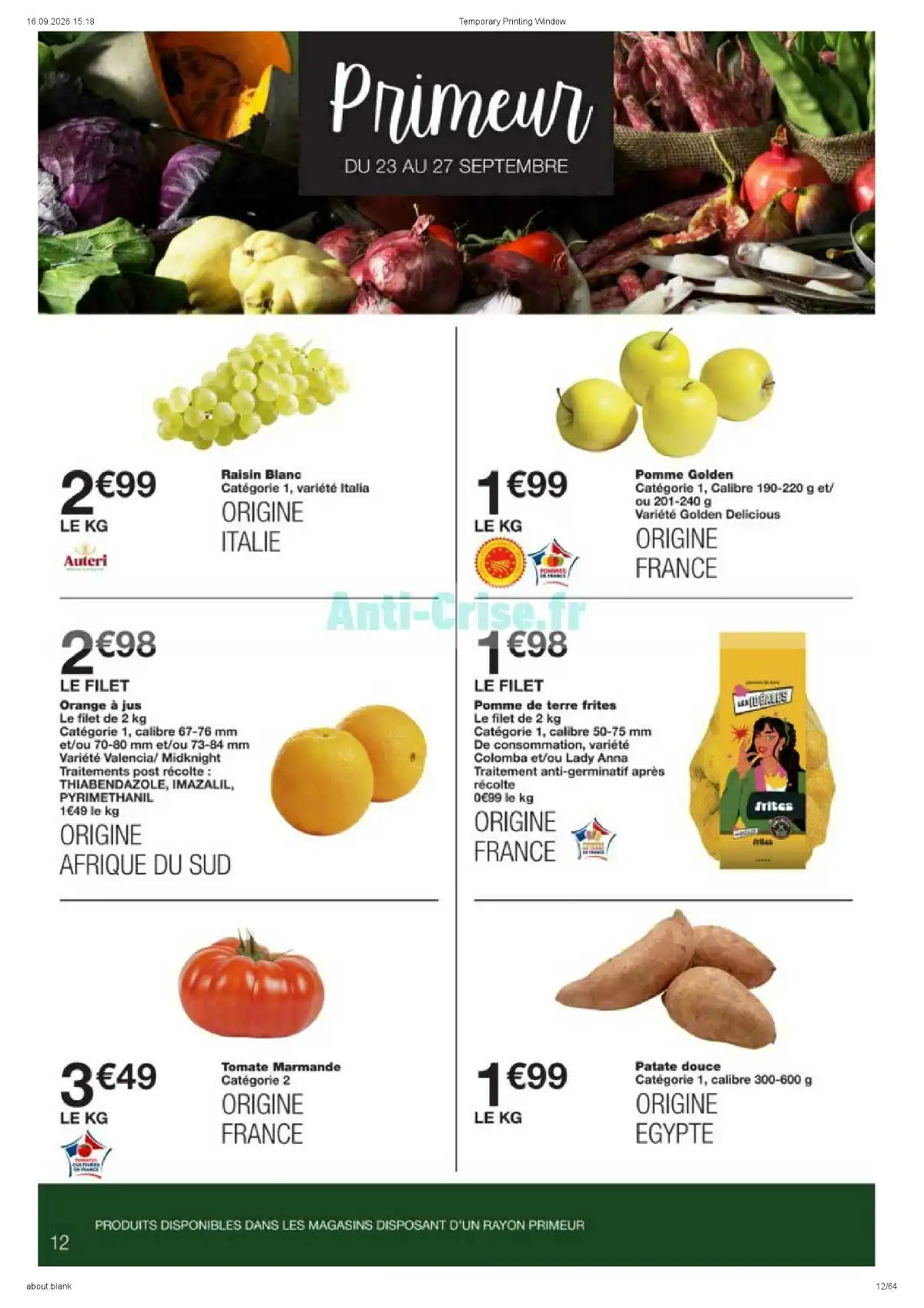 Catalogue Monoprix Du 22 Septembre Au 4 Octobre 2026 - Image 4 Du 22 Septembre