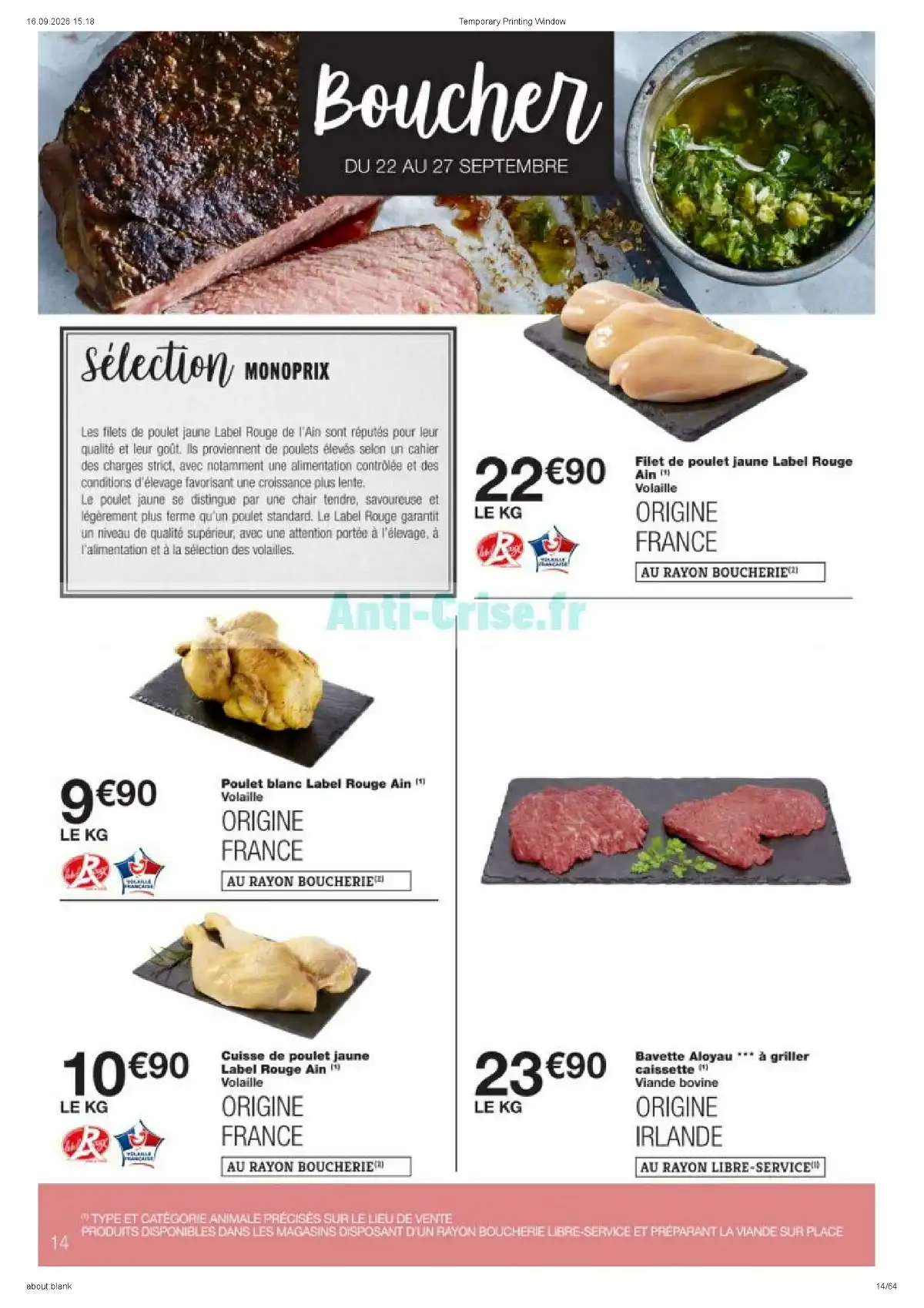 Catalogue Monoprix Du 22 Septembre Au 4 Octobre 2026 - Image 6 Du 22 Septembre