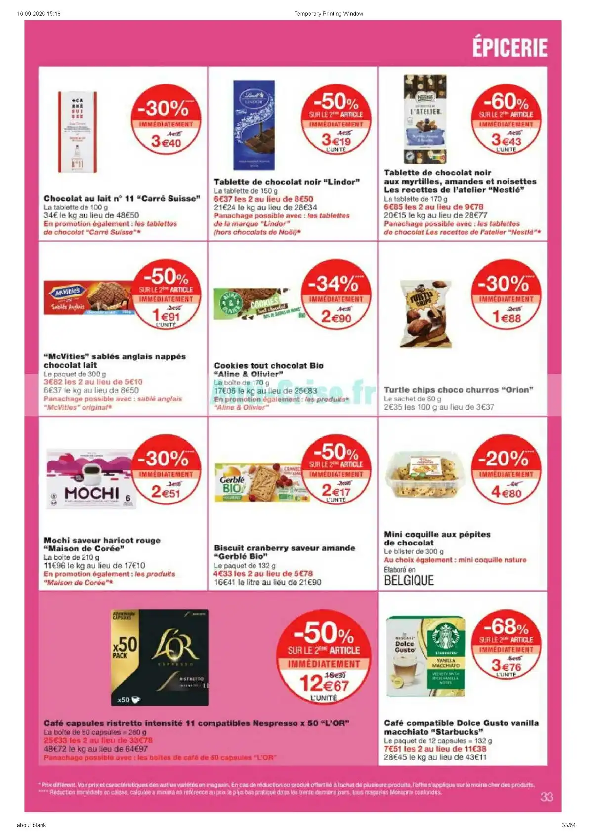 Catalogue Monoprix Du 22 Septembre Au 4 Octobre 2026 - Image 1 Du 22 Septembre