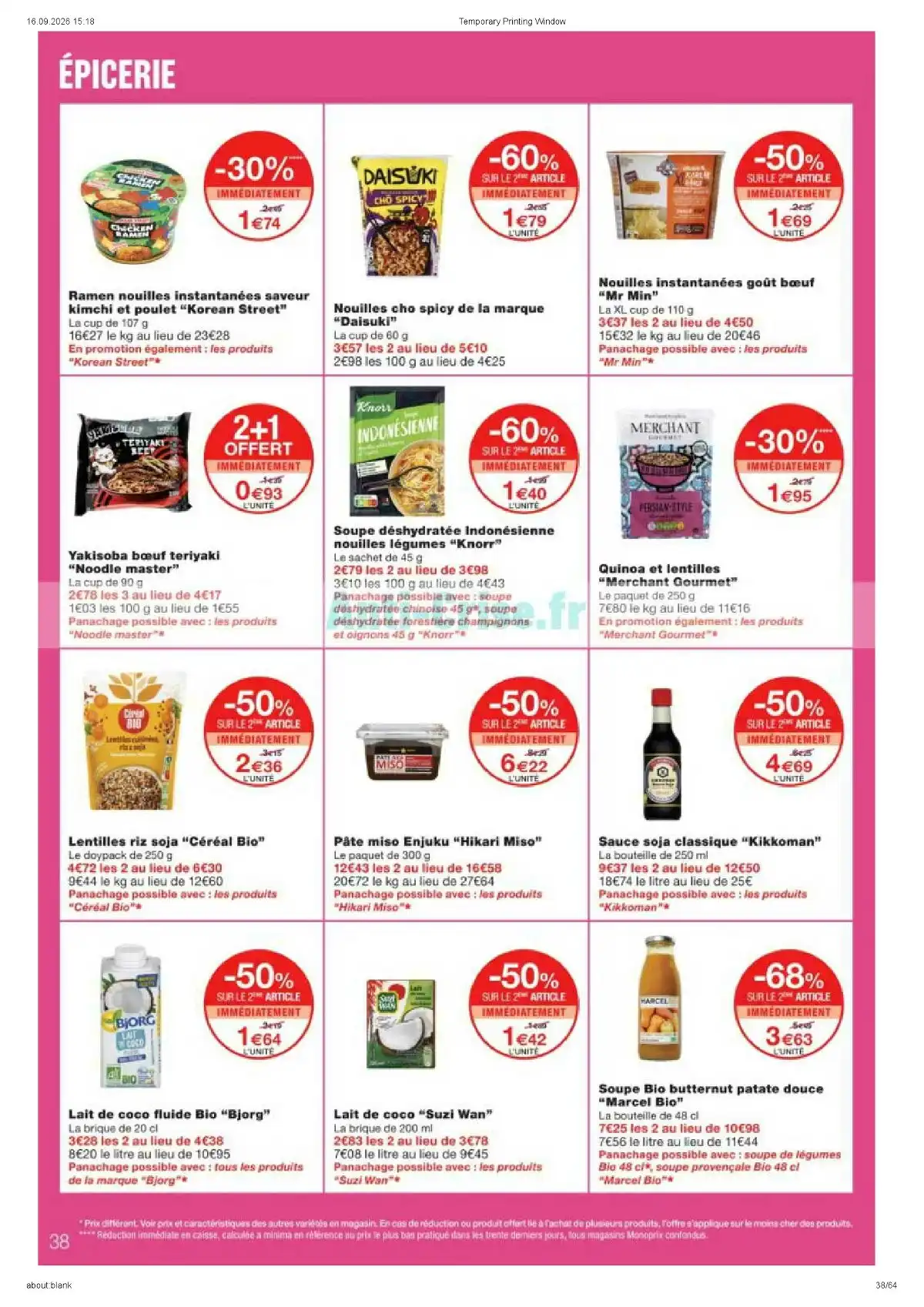 Catalogue Monoprix Du 22 Septembre Au 4 Octobre 2026 - Image 6 Du 22 Septembre