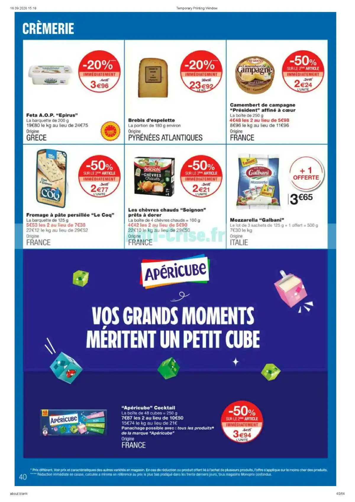 Catalogue Monoprix Du 22 Septembre Au 4 Octobre 2026 - Image 2 Du 22 Septembre