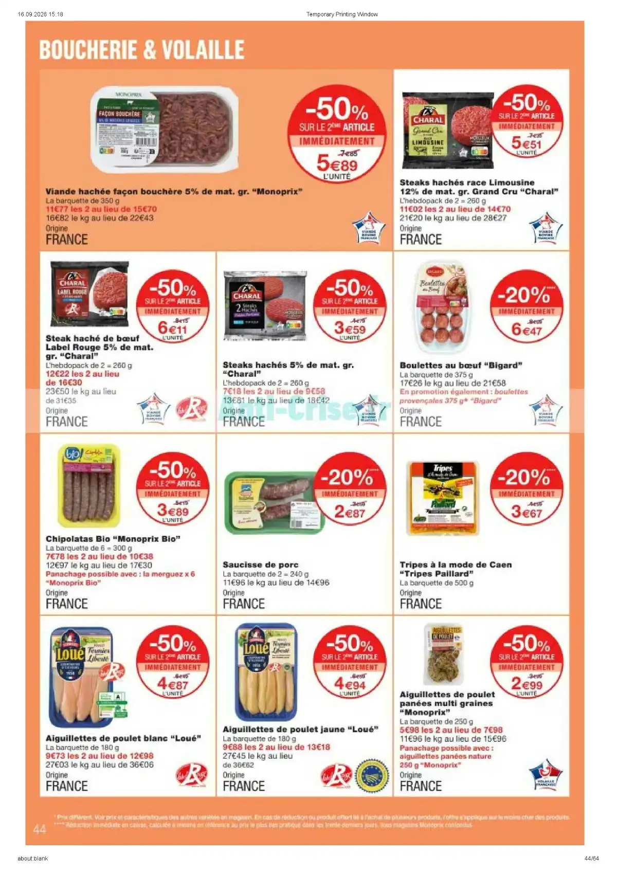 Catalogue Monoprix Du 22 Septembre Au 4 Octobre 2026 - Image 6 Du 22 Septembre