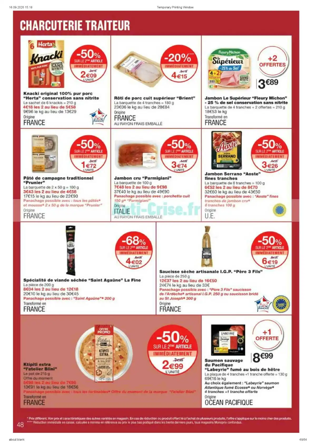 Catalogue Monoprix Du 22 Septembre Au 4 Octobre 2026 - Image 4 Du 22 Septembre