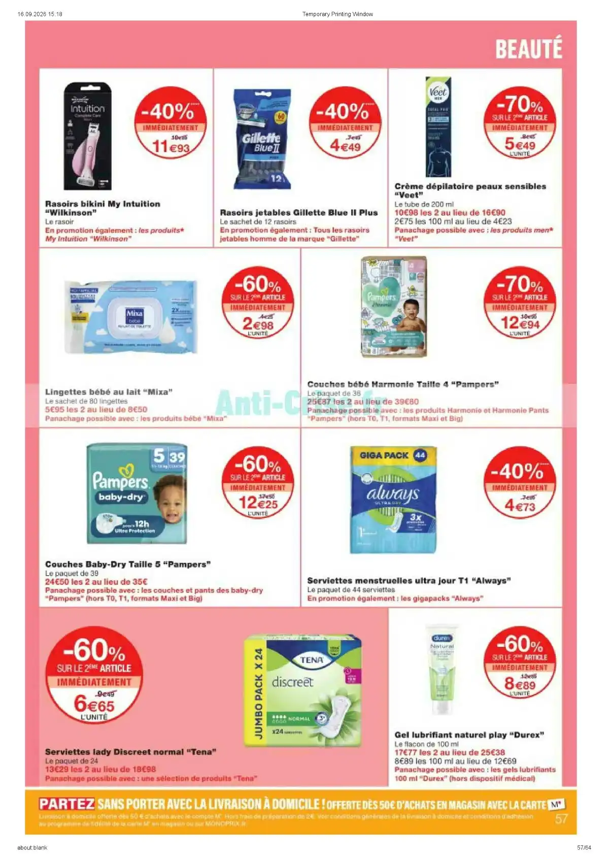Catalogue Monoprix Du 22 Septembre Au 4 Octobre 2026 - Image 1 Du 22 Septembre