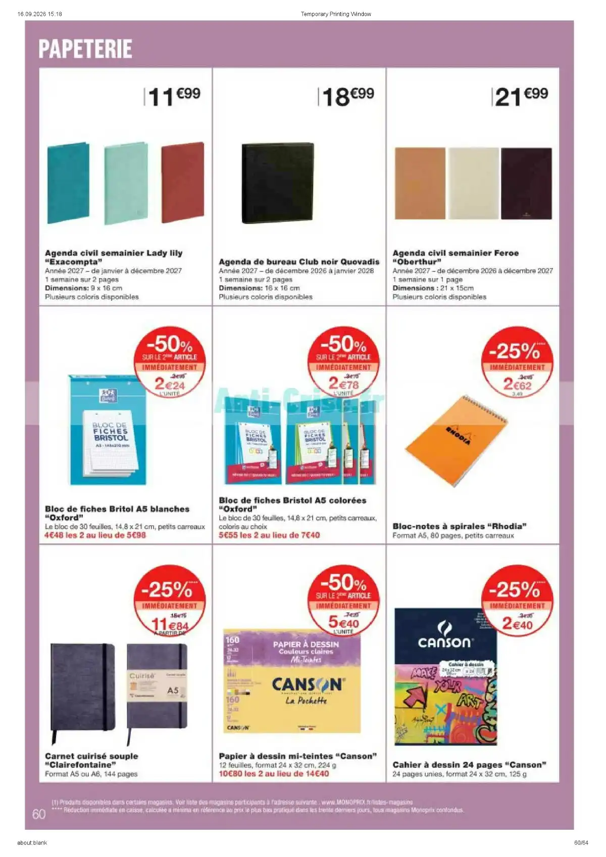 Catalogue Monoprix Du 22 Septembre Au 4 Octobre 2026 - Image 4 Du 22 Septembre