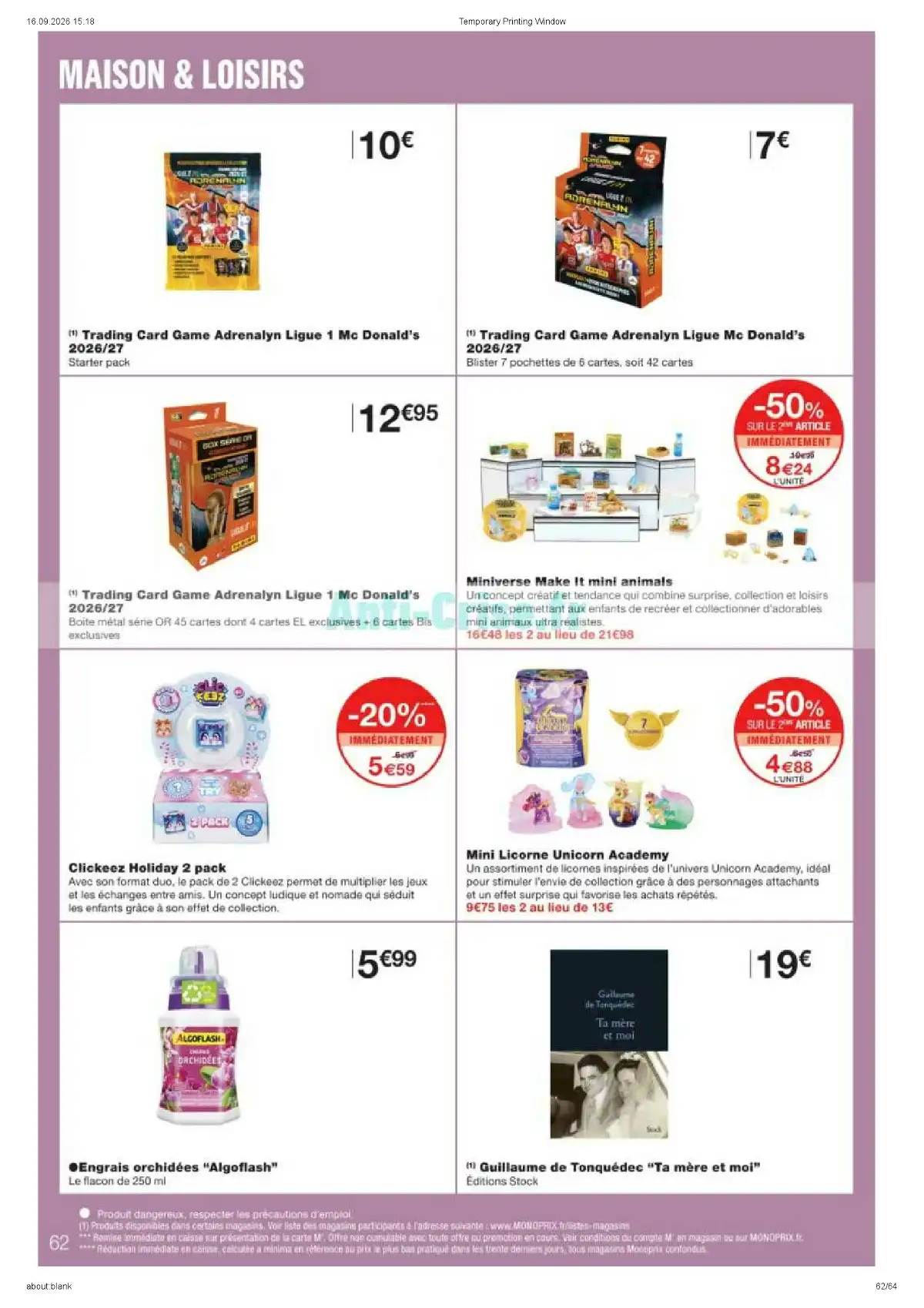 Catalogue Monoprix Du 22 Septembre Au 4 Octobre 2026 - Image 6 Du 22 Septembre