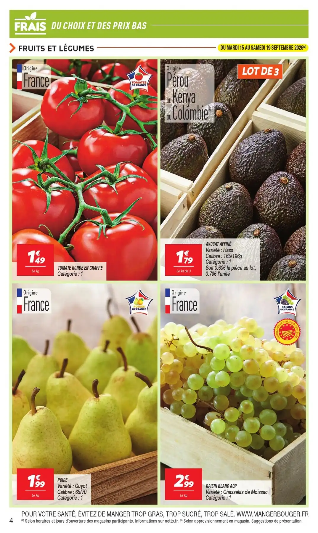 Catalogue Netto Du 15 Septembre Au 21 Septembre 2026 - Image 2 Du 15 Septembre
