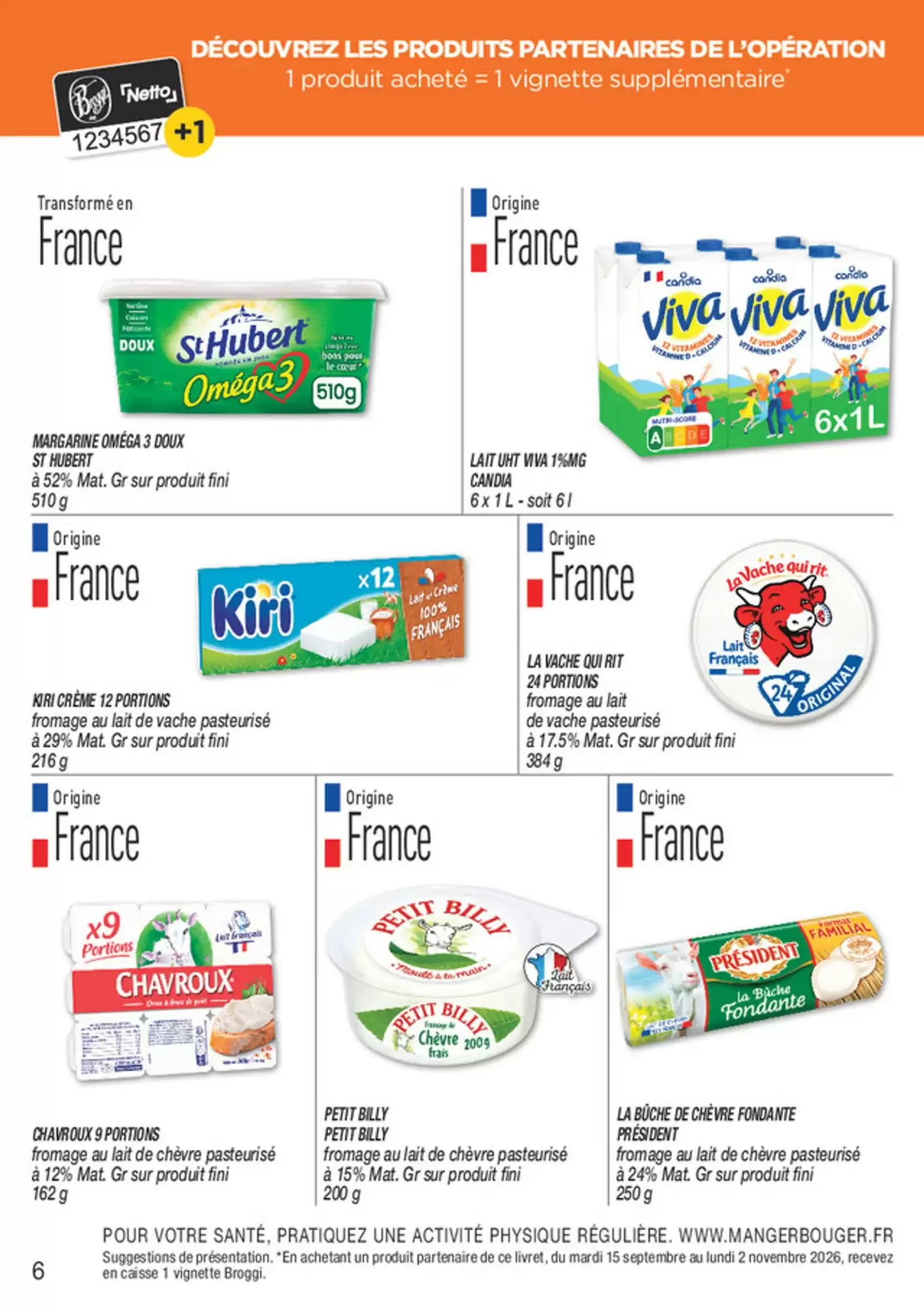 Catalogue Netto Du 15 Septembre Au 21 Septembre 2026 - Image 2 Du 15 Septembre 2 Novembre