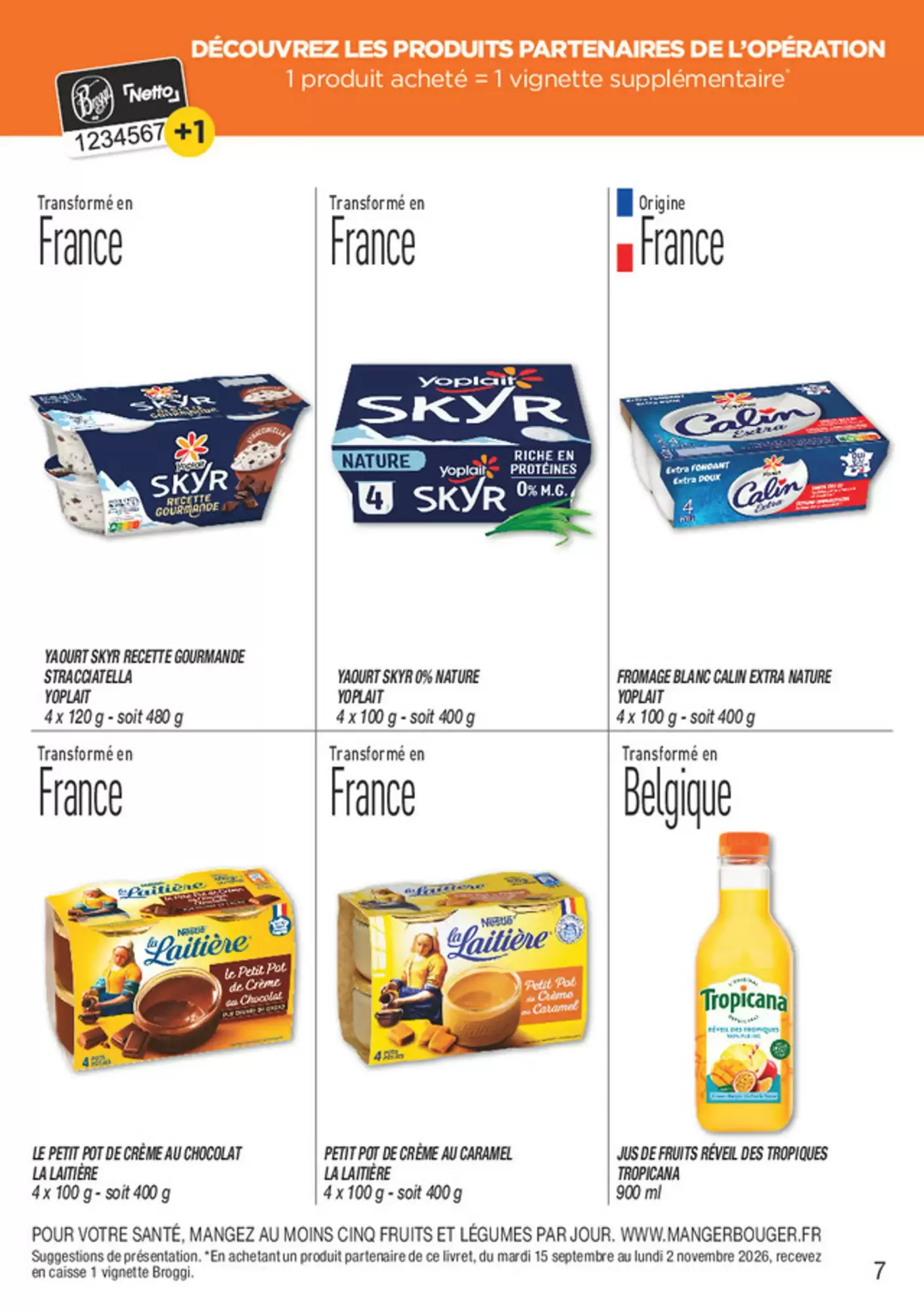 Catalogue Netto Du 15 Septembre Au 21 Septembre 2026 - Image 1 Du 15 Septembre 2 Novembre