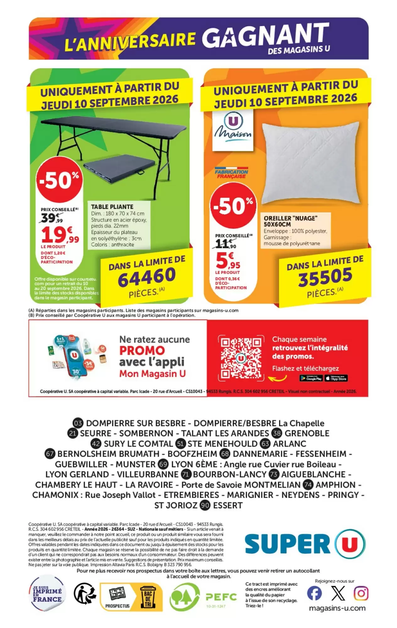 Catalogue Super U Du 8 Septembre Au 20 Septembre 2026 - Image 2 Du 8 Septembre