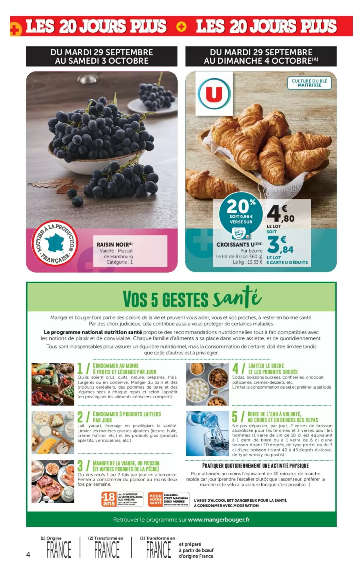 Du 29 Septembre