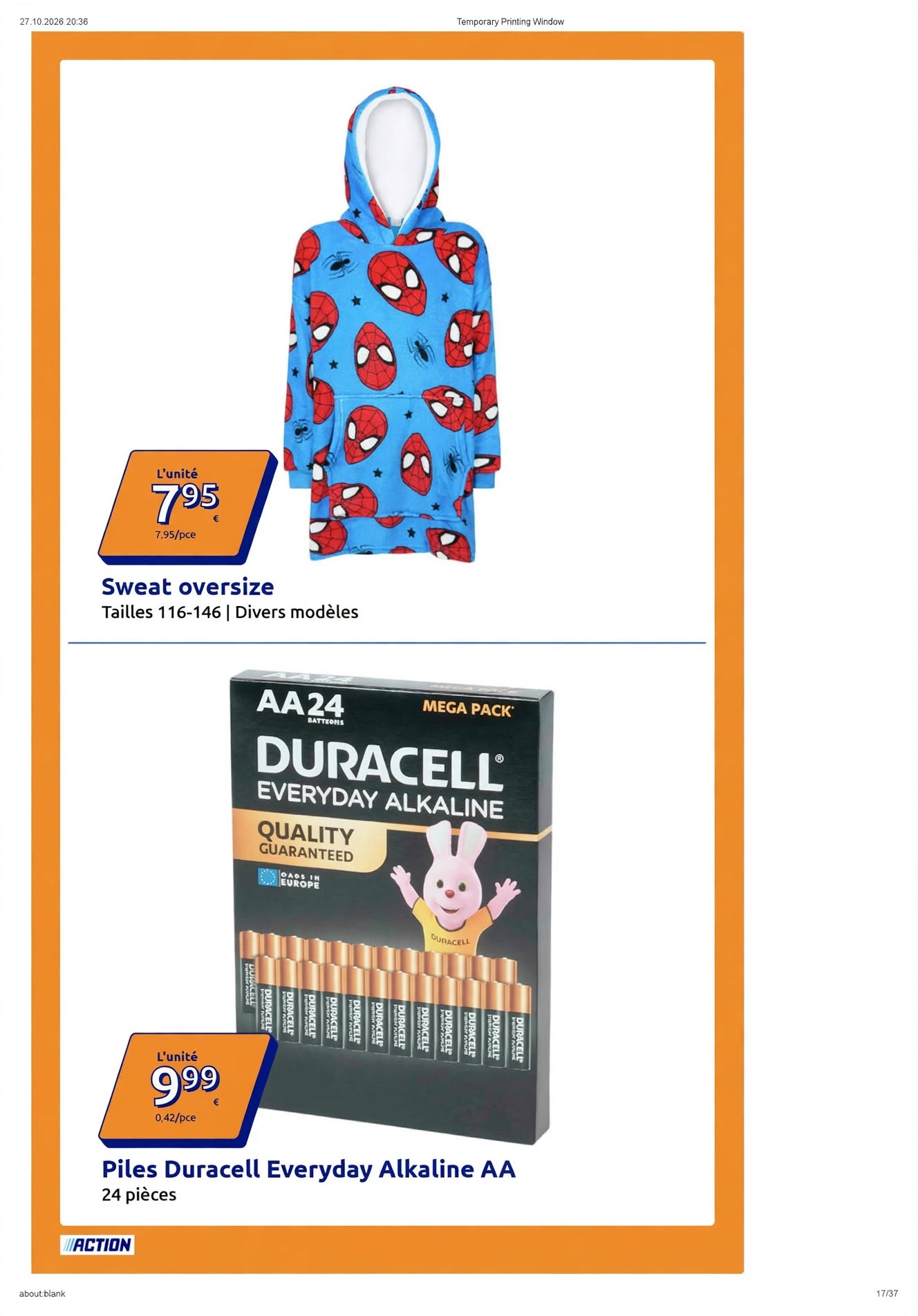 Du 28 Octobre