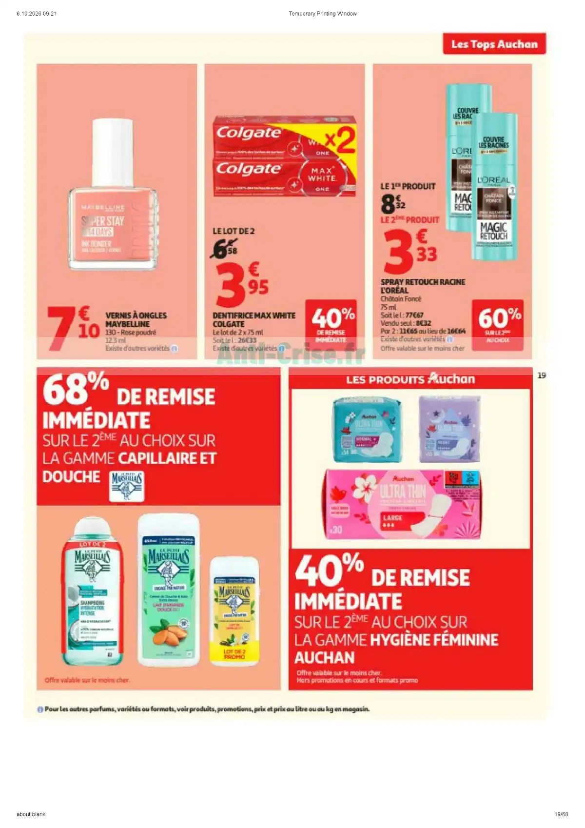 Du 13 Octobre