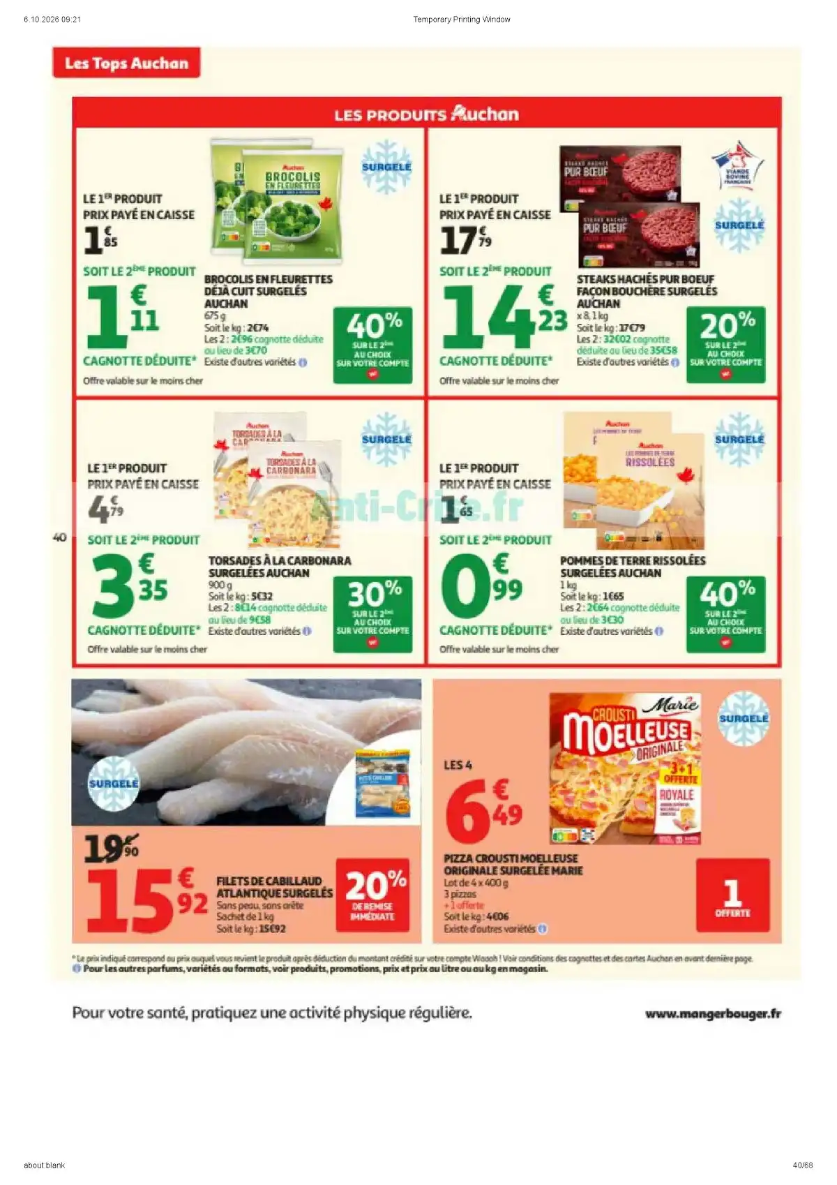 Du 13 Octobre