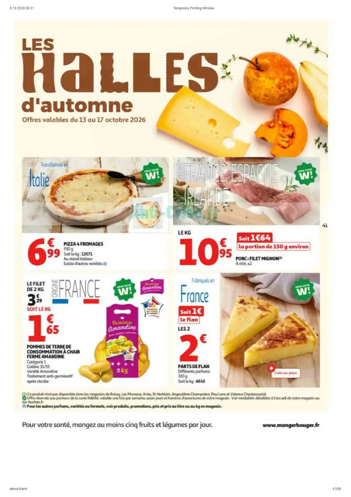 Du 13 Octobre