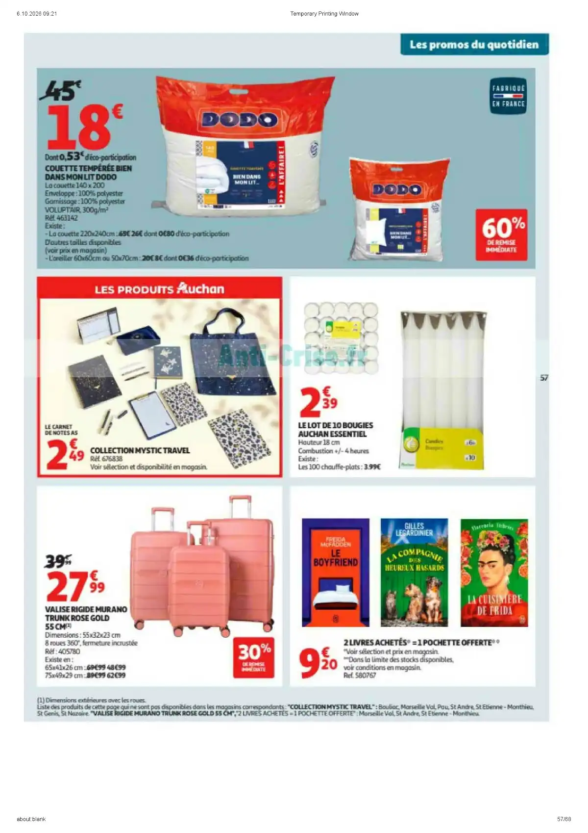 Catalogue Auchan Du 13 Octobre Au 25 Octobre 2026 - Image 1 Du 13 Octobre