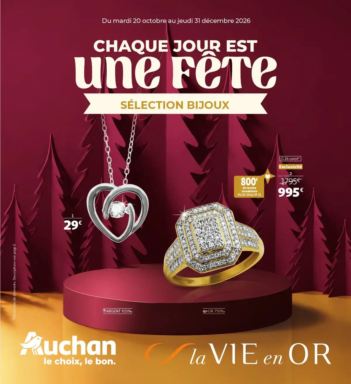 Du 20 Octobre 31 Décembre Bijoux