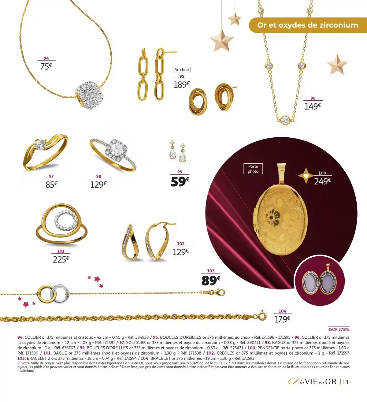 Du 20 Octobre 31 Décembre Bijoux