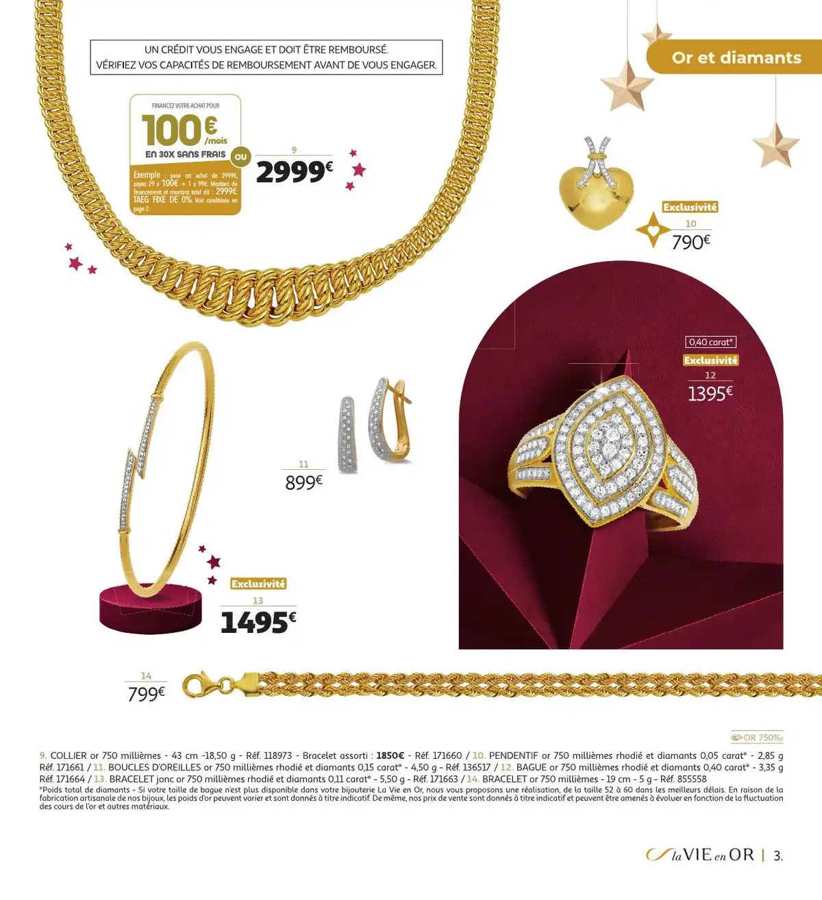 Du 20 Octobre 31 Décembre Bijoux
