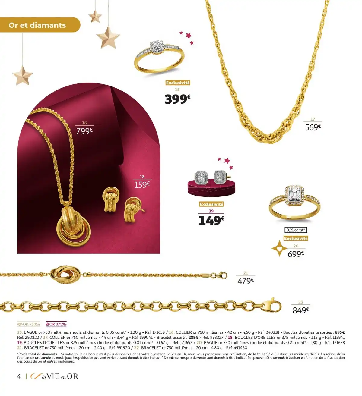 Du 20 Octobre 31 Décembre Bijoux