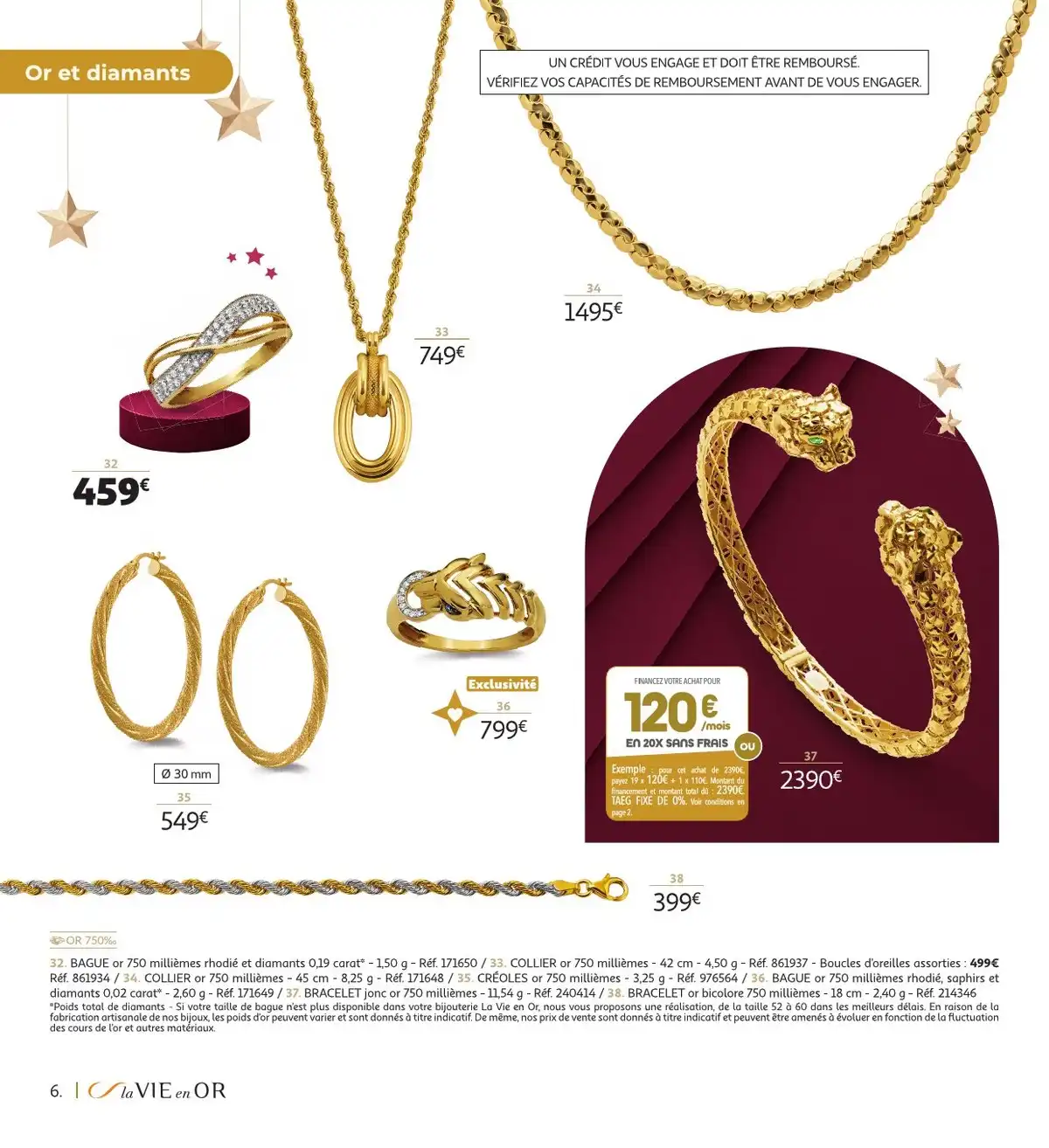 Du 20 Octobre 31 Décembre Bijoux