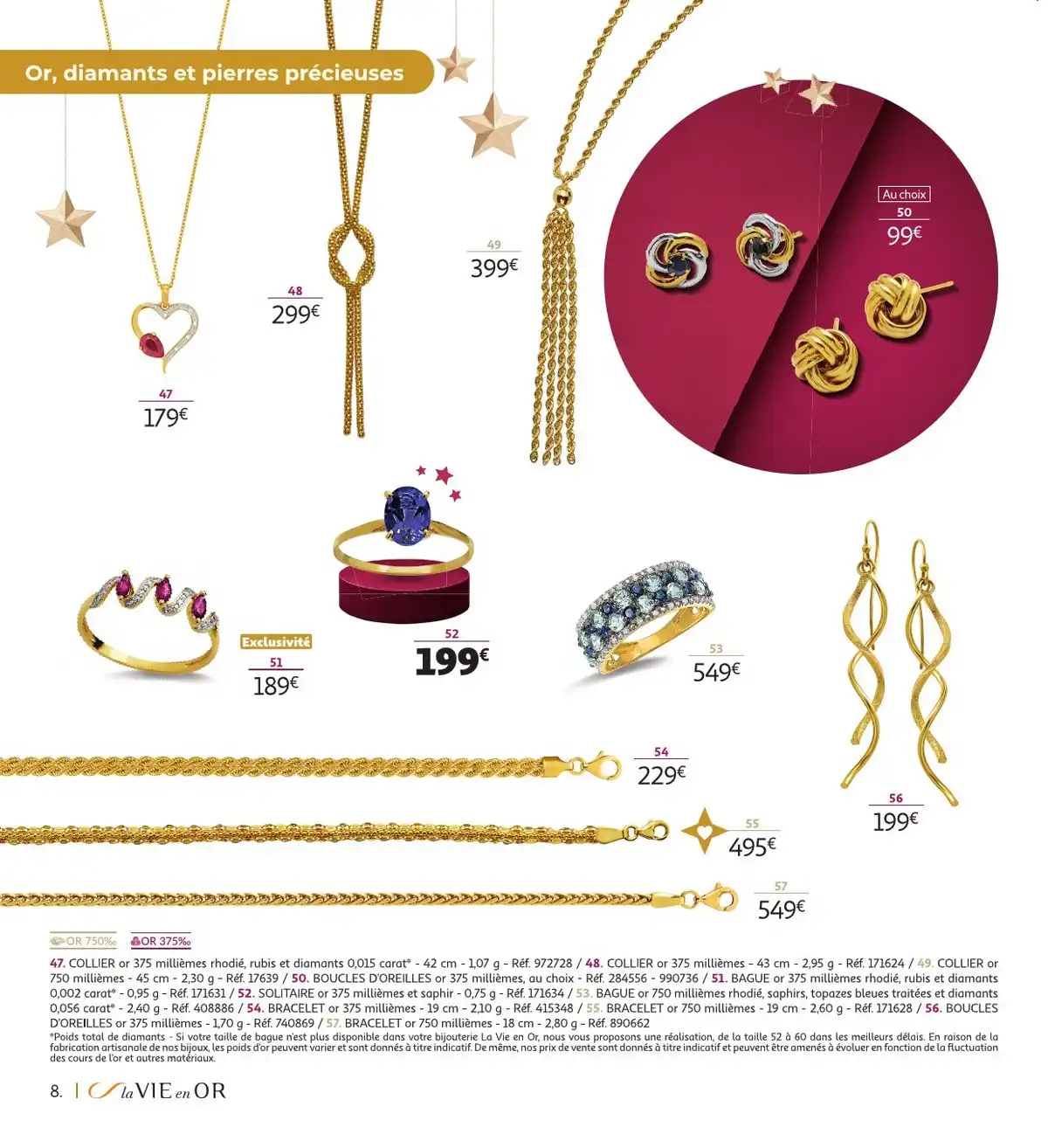 Du 20 Octobre 31 Décembre Bijoux