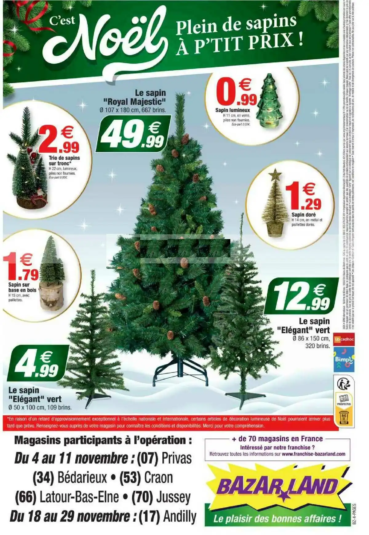 Du 4 Novembre Noël