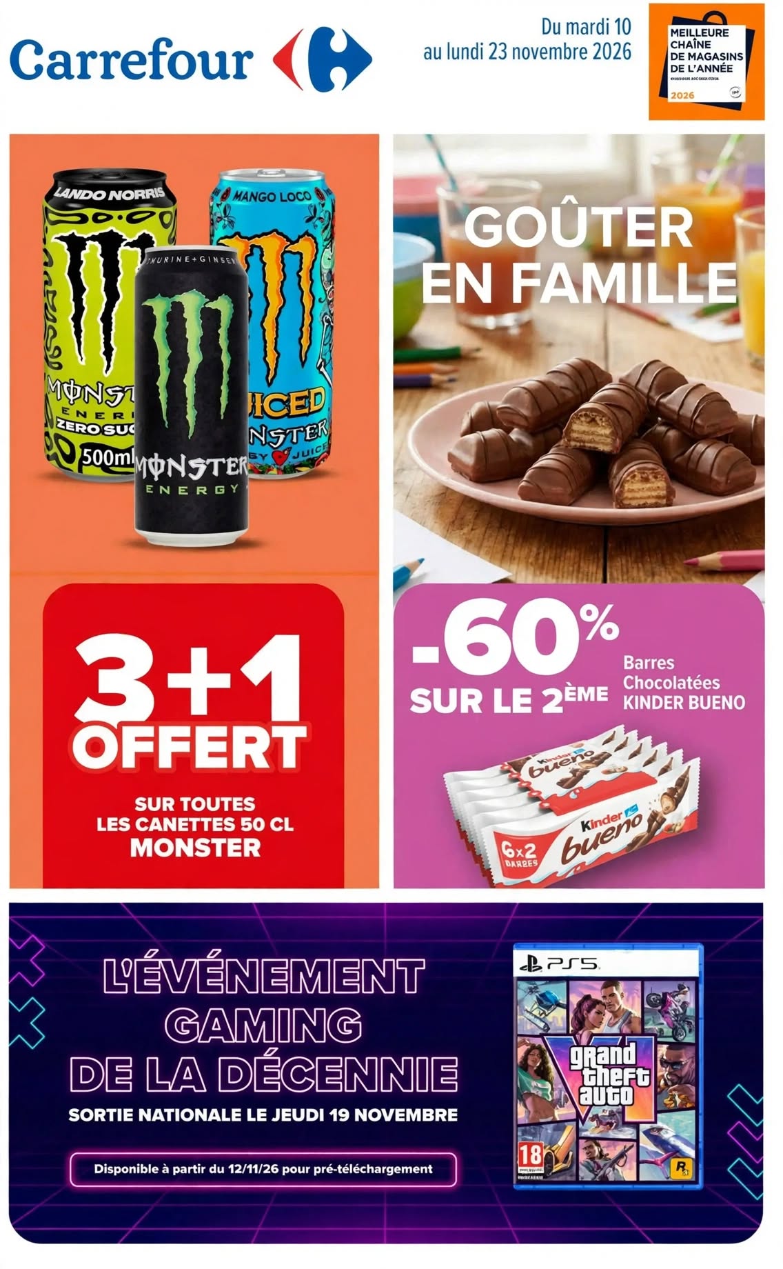 Catalogue Carrefour Du 10 Novembre Au 23 Novembre 2026 - Image 1 Du 10 Novembre