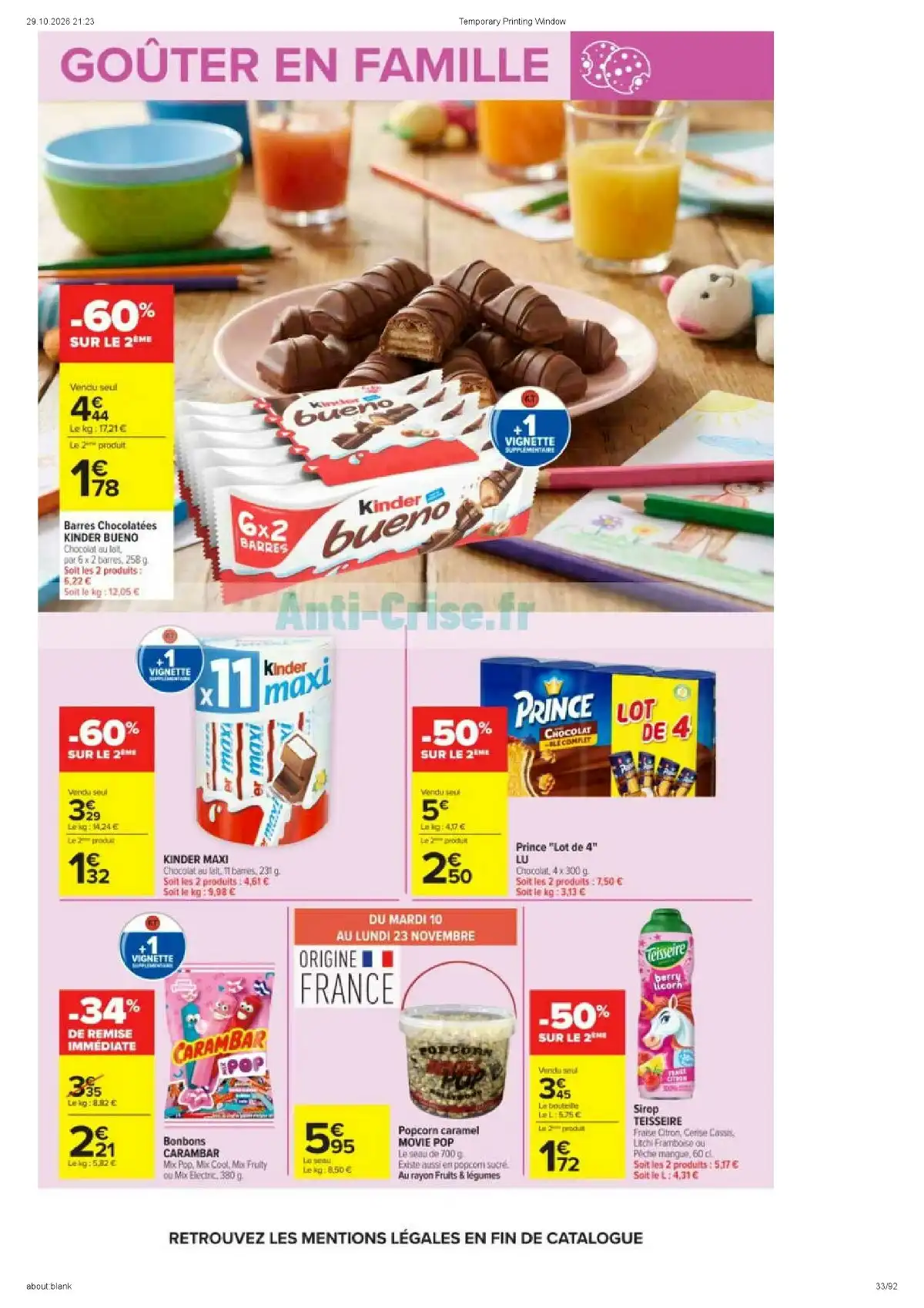 Catalogue Carrefour Du 10 Novembre Au 23 Novembre 2026 - Image 7 Du 10 Novembre