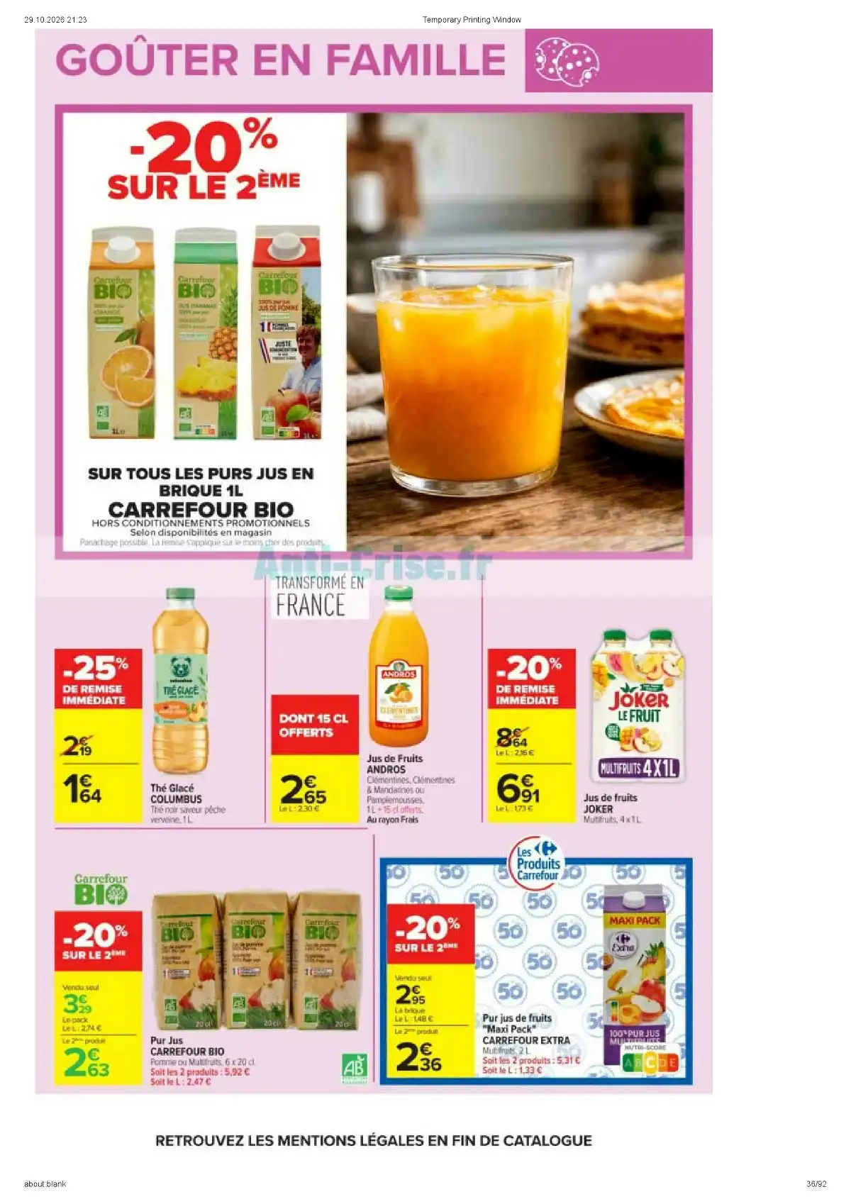 Du 10 Novembre