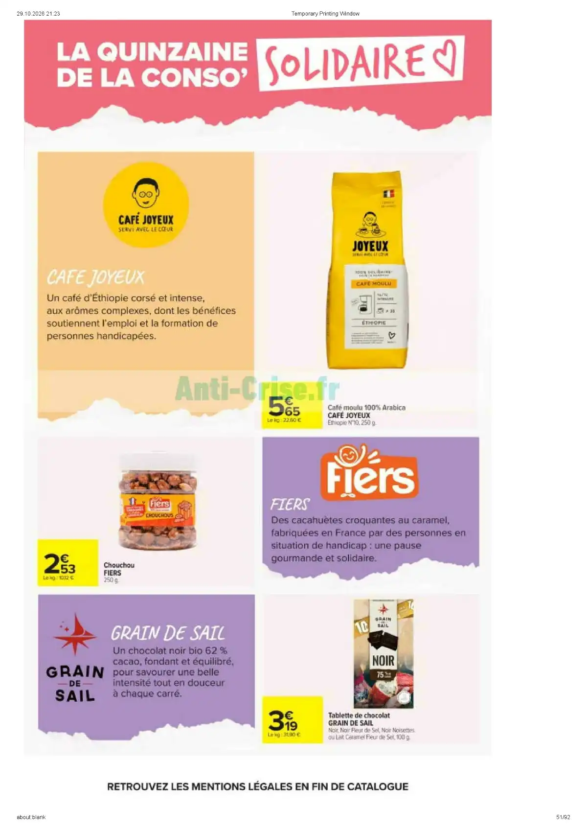 Catalogue Carrefour Du 10 Novembre Au 23 Novembre 2026 - Image 1 Du 10 Novembre