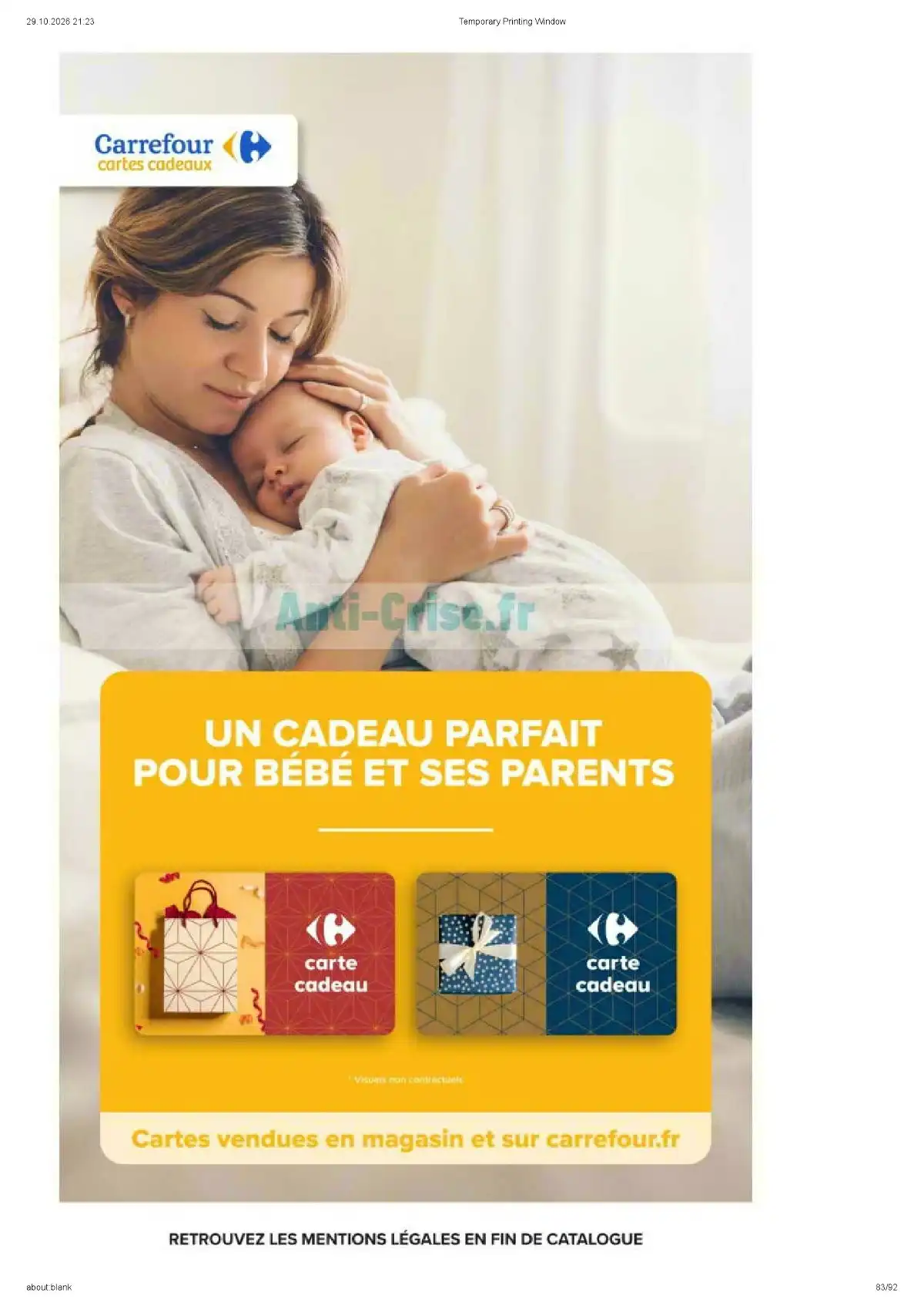 Catalogue Carrefour Du 10 Novembre Au 23 Novembre 2026 - Image 1 Du 10 Novembre