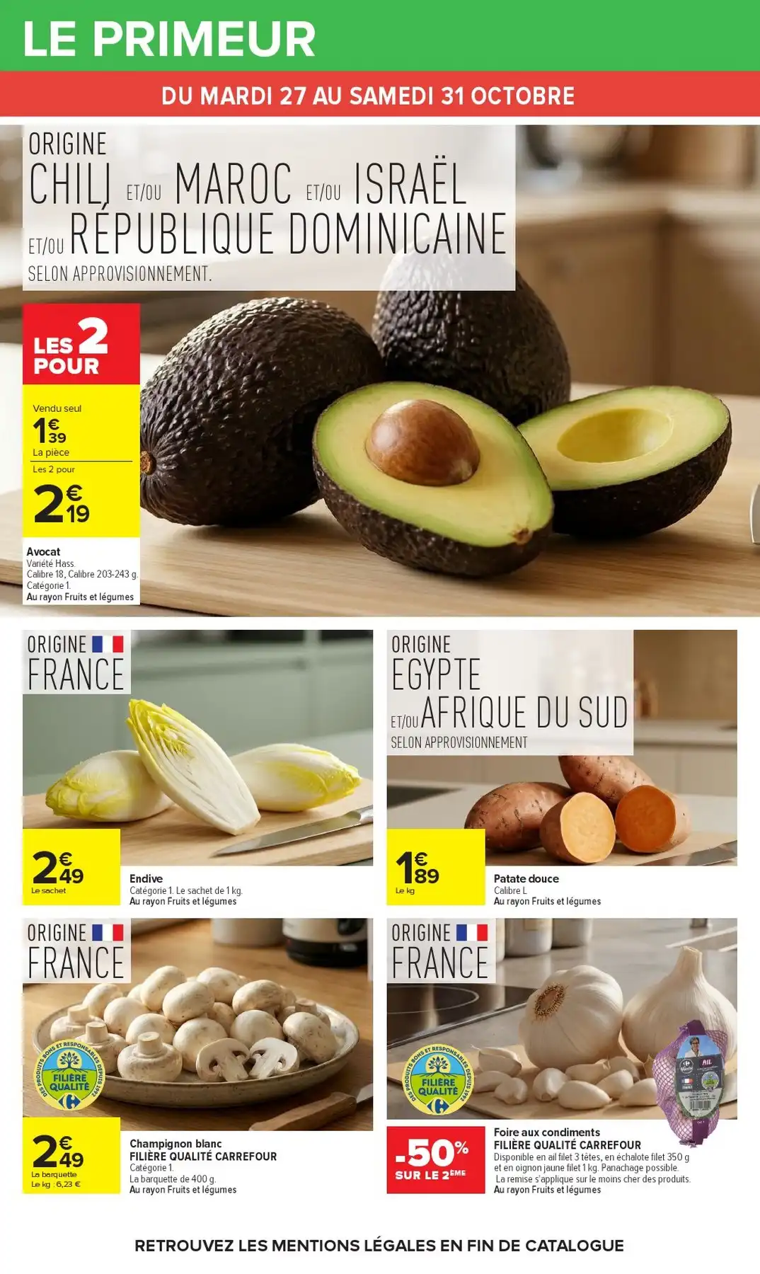 Du 27 Octobre