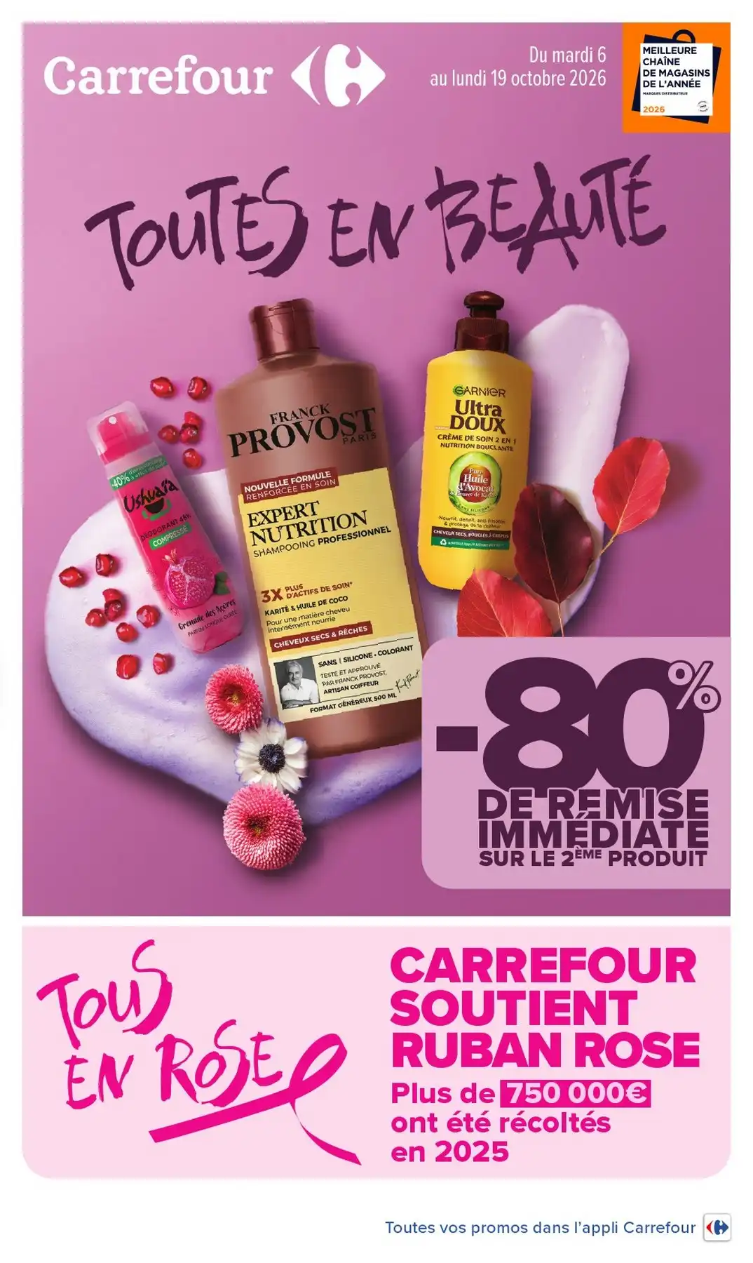 Catalogue Carrefour Du 6 Octobre Au 19 Octobre 2026 - Image 1 Du 6 Octobre Toutes En Beauté